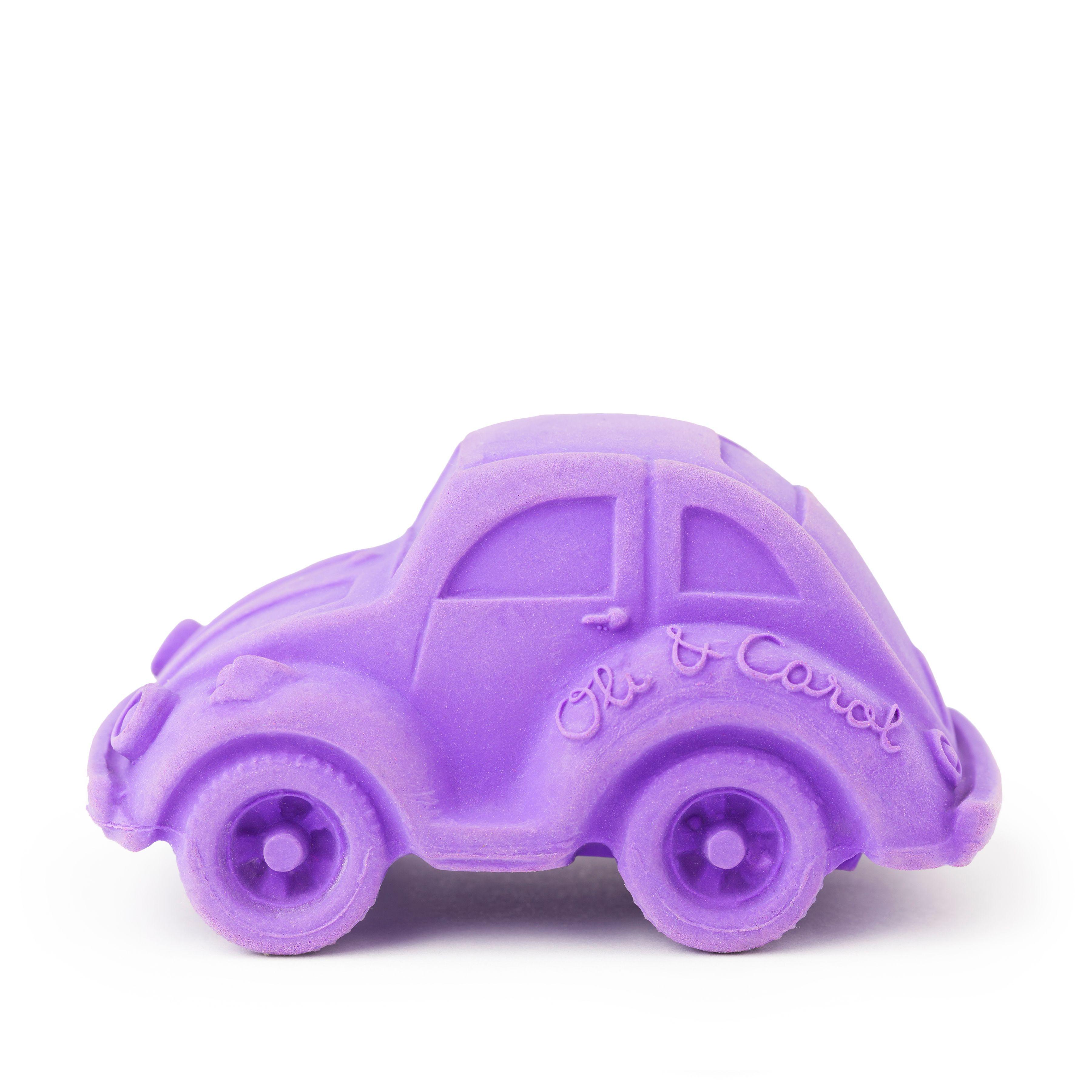 Juguete Mordedor Auto Escarabajo Púrpura-1