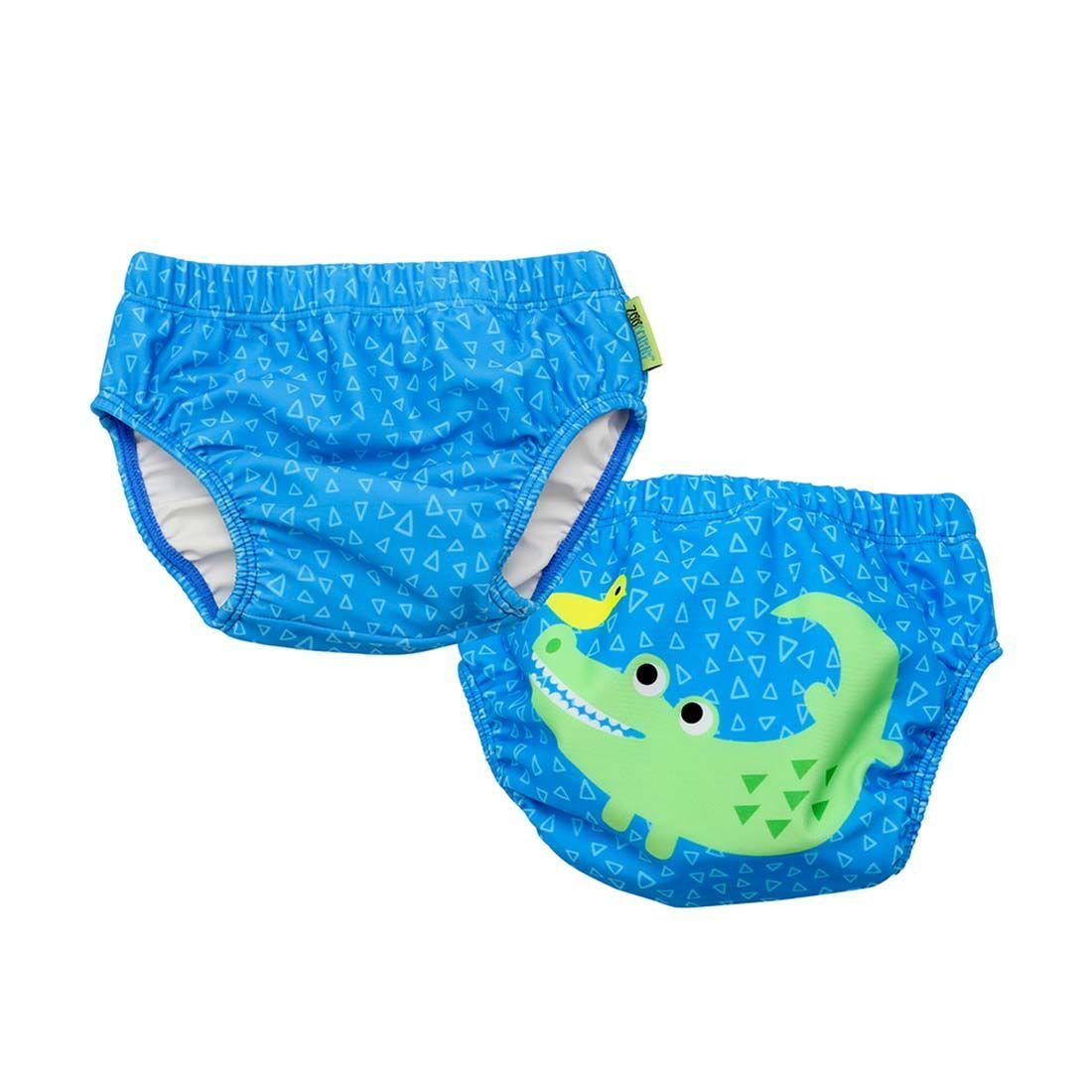Pack 2 Traje de Bano con Panal Zoocchini COCODRILO 6 12M-2