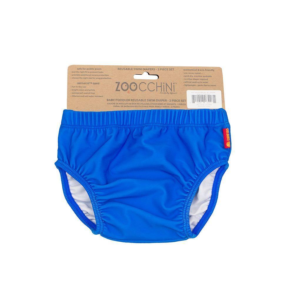 Pack 2 Traje de Bano con Panal Zoocchini TIBURON AZUL 24 36M-5