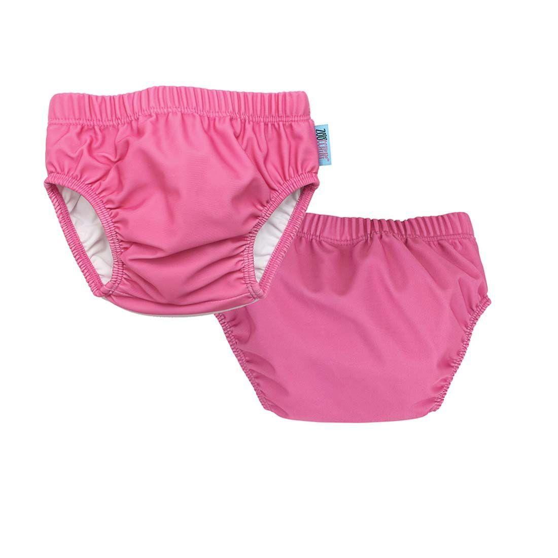 Pack 2 Traje de Bano con Panal Zoocchini TIBURON ROSA 6 12M-3