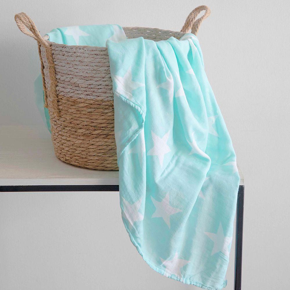 Manta Swaddle de Bamb KOSLEEPING VERDE-2