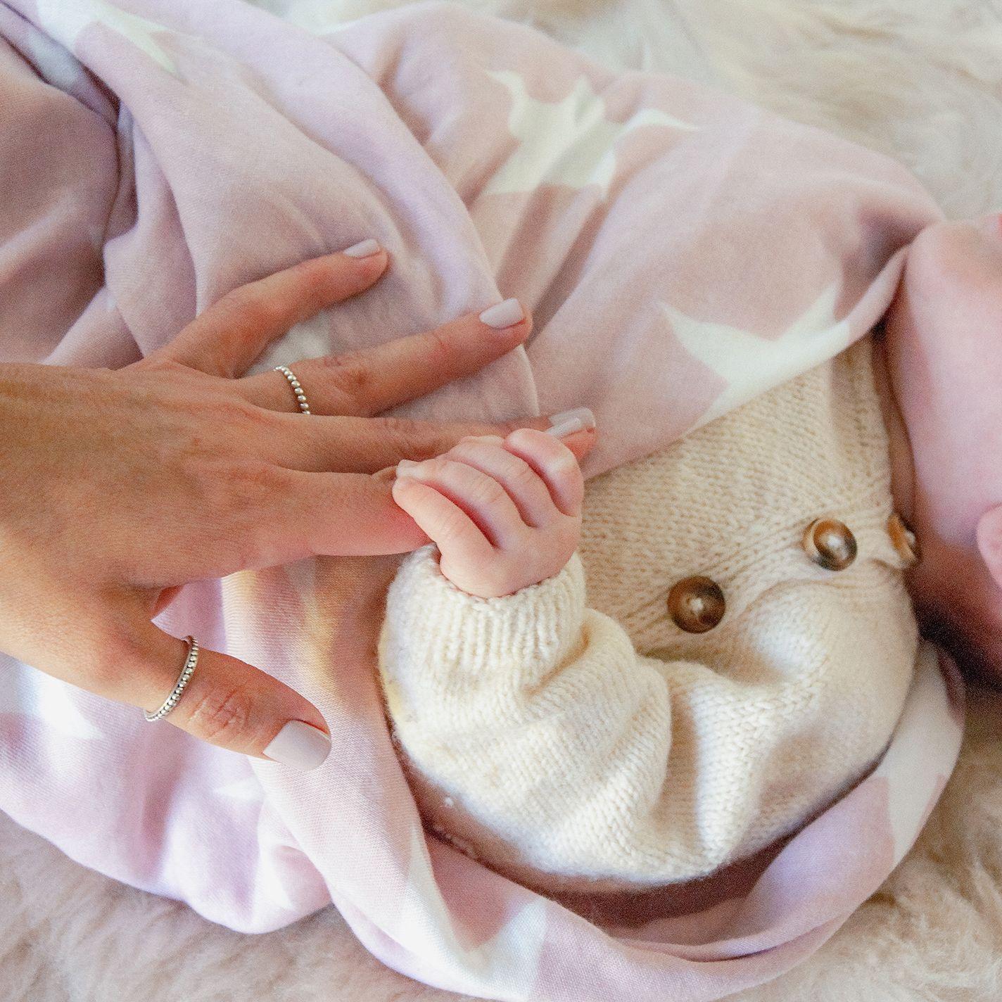 Manta Swaddle de Bamb KOSLEEPING ROSADA-1