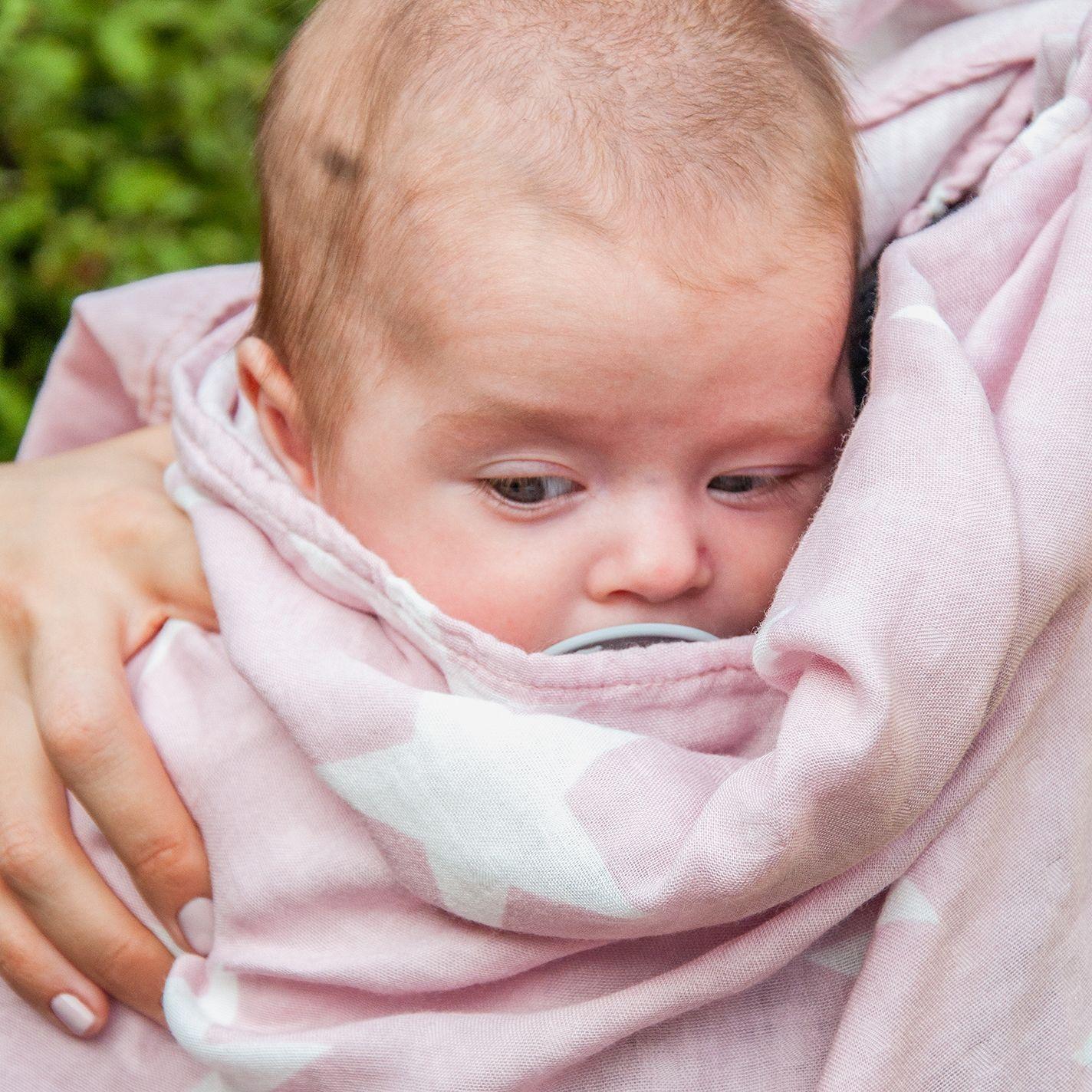 Manta Swaddle de Bamb KOSLEEPING ROSADA-2
