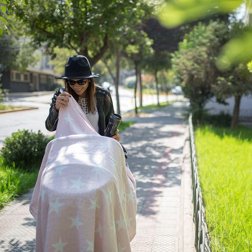 Manta Swaddle de Bamb KOSLEEPING ROSADA-4