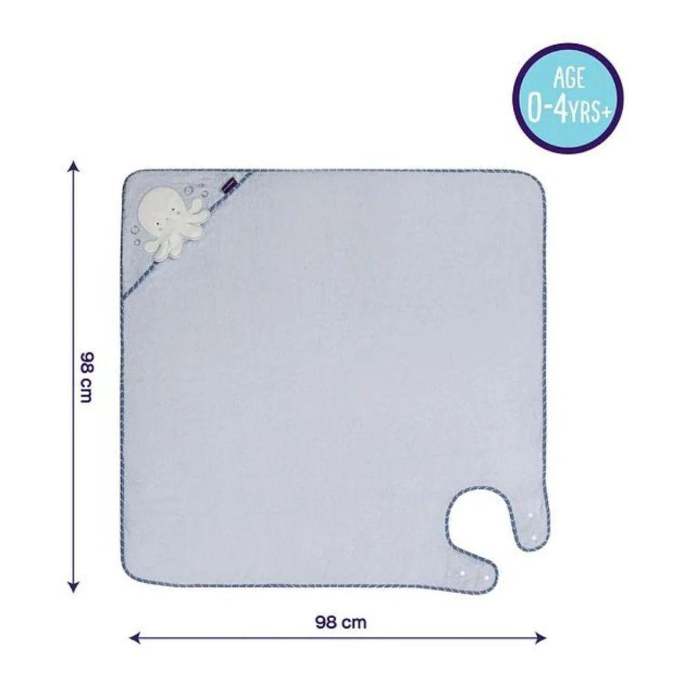 Toalla Delantal Bamb Clevamama Celeste-4