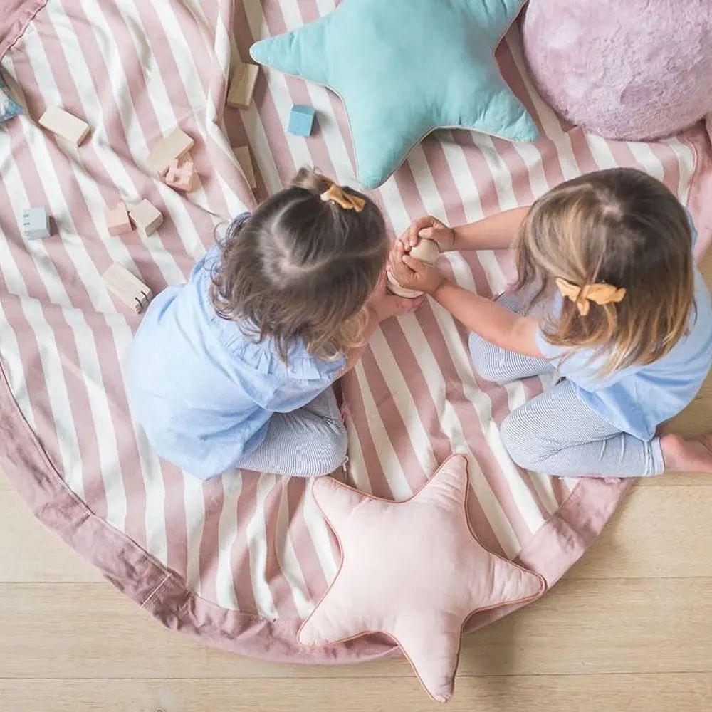 Manta Organizadora Original Play Go STRIPES PINK-3