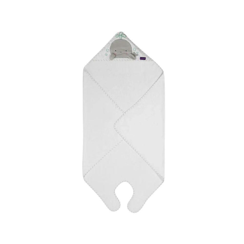 Toalla Delantal Bamb Clevamama Blanco-2