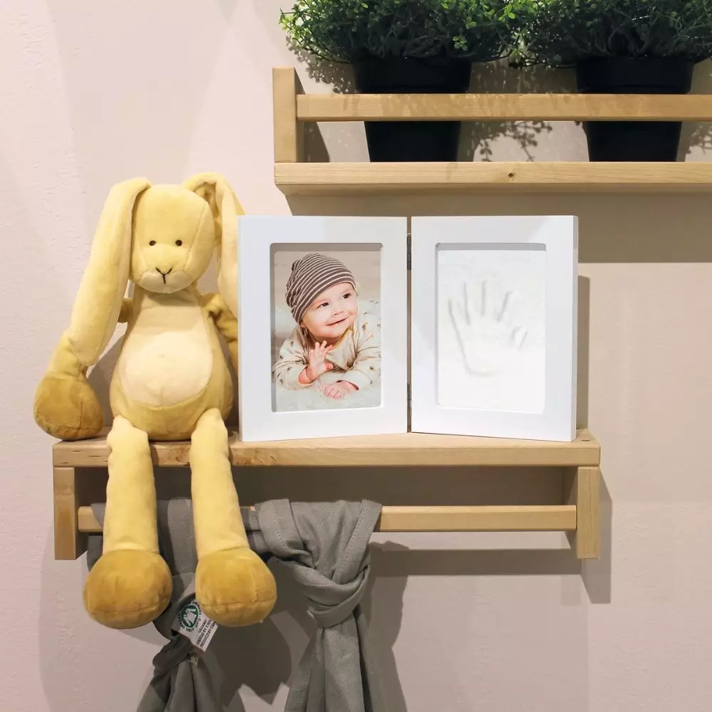 Marco Doble Huellas Bebé Happy Hands-2