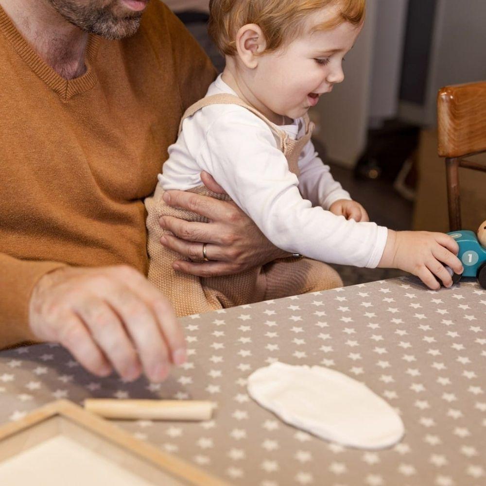 Marco Doble Huellas Bebé Happy Hands-4