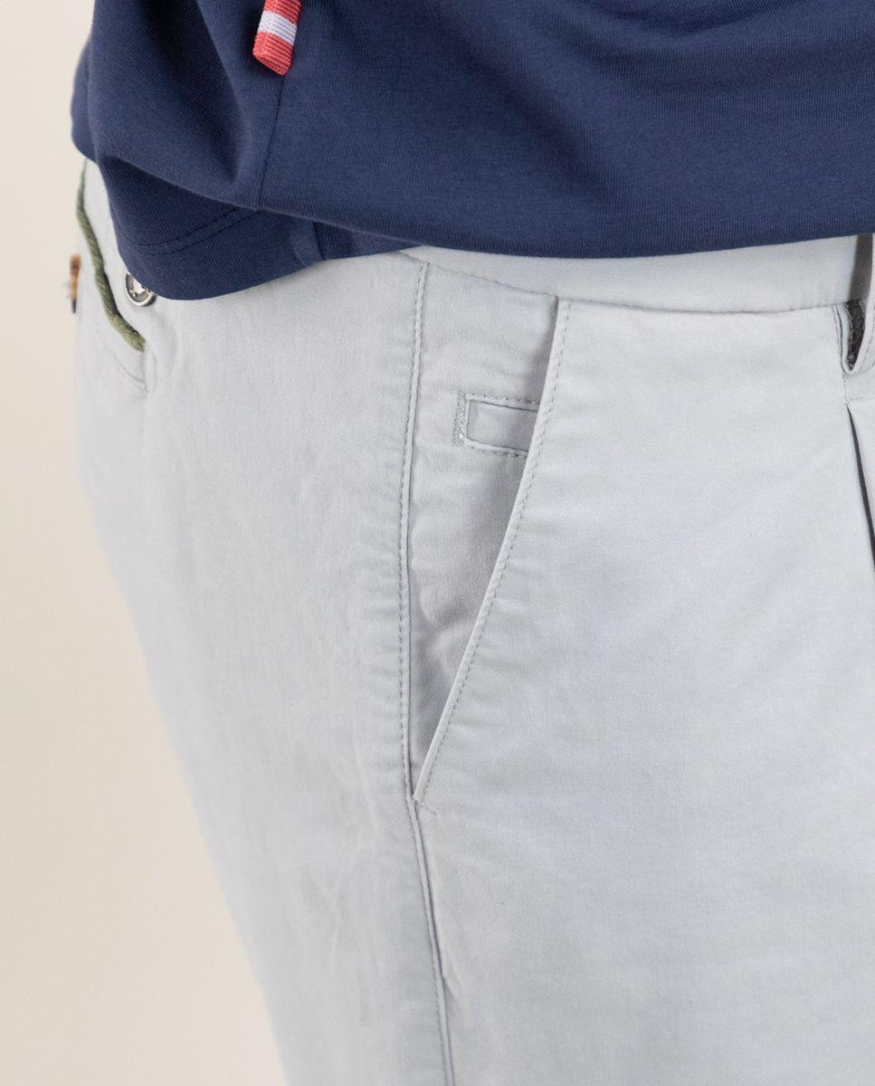 Pantalón Chino Pinzas Gris HOMBRE PV 25-2