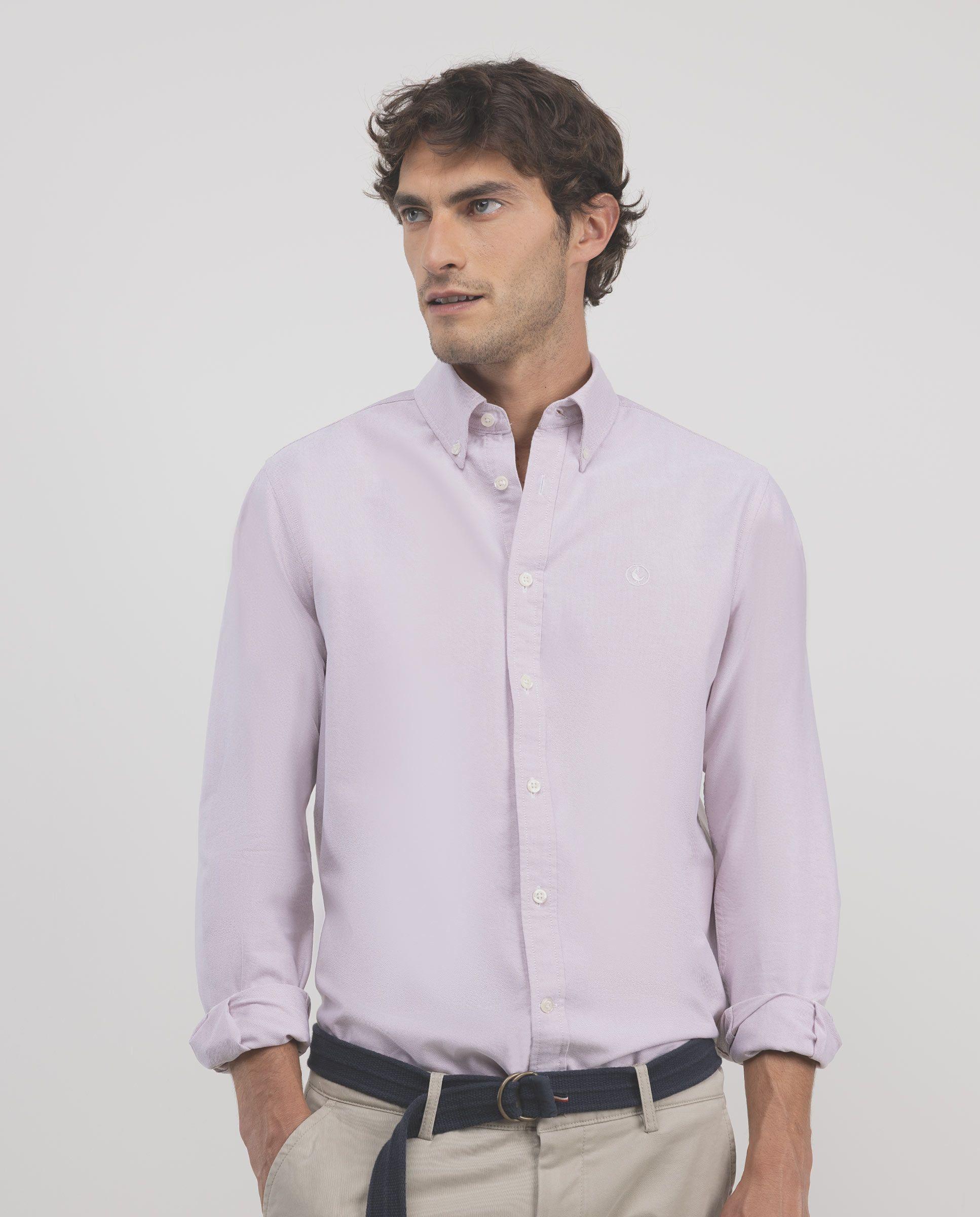 Camisa Oxford Lisa Rosa HOMBRE OI 25-2