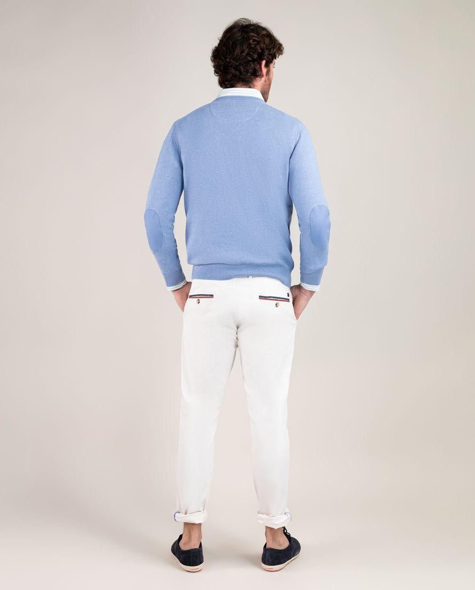 Pantalón Chino Básico Blanco HOMBRE PV 25-2