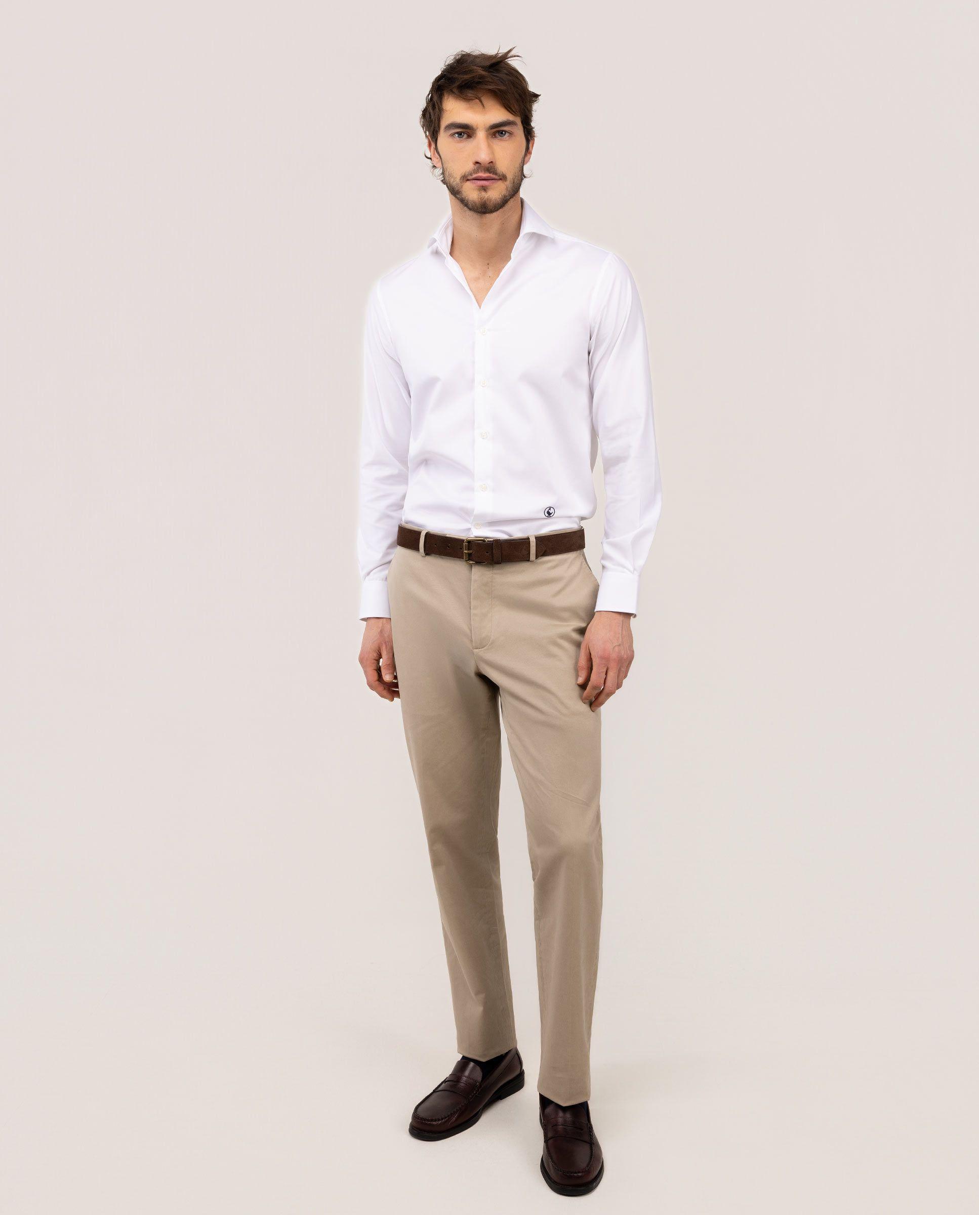 Camisa de Vestir Blanca HOMBRE PV 26-2
