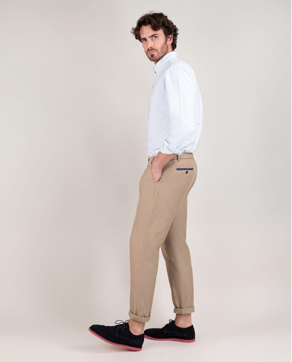 Camisa Oxford Yale Celeste HOMBRE PV 25-2