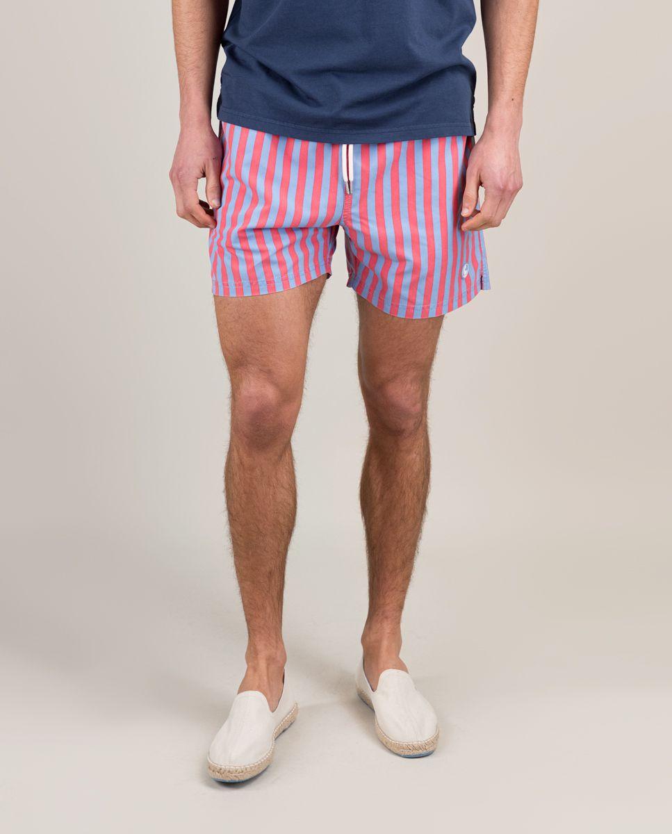 Bañador Raya Rojo HOMBRE PV 25-0