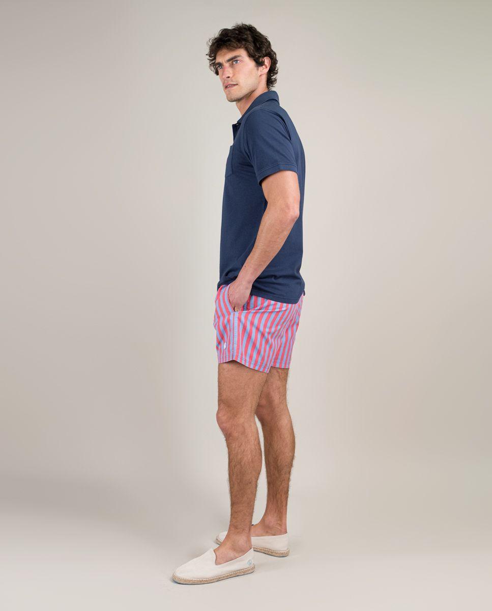 Bañador Raya Rojo HOMBRE PV 25-2