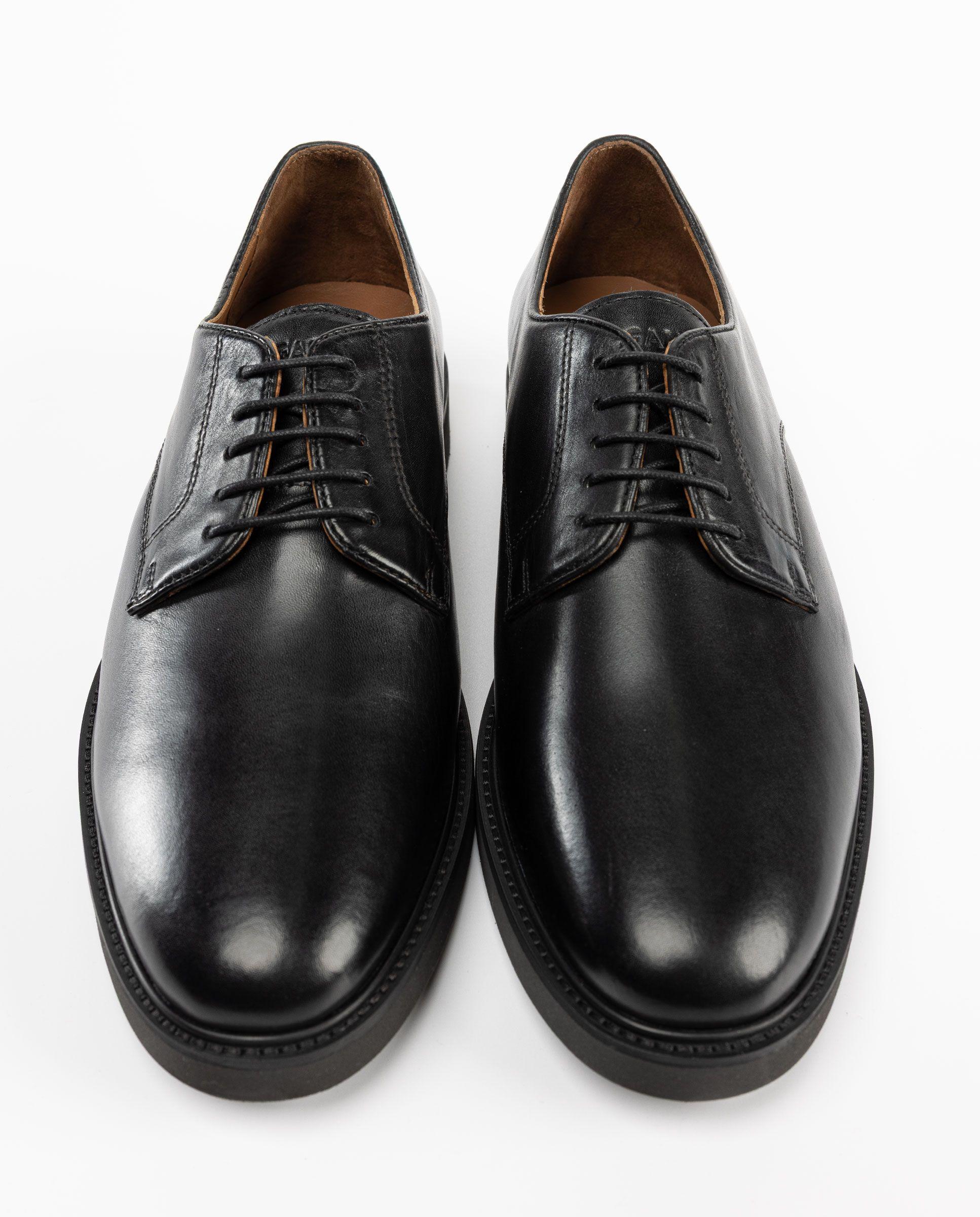 Zapato Piel Cordones Negro HOMBRE OI 25-1