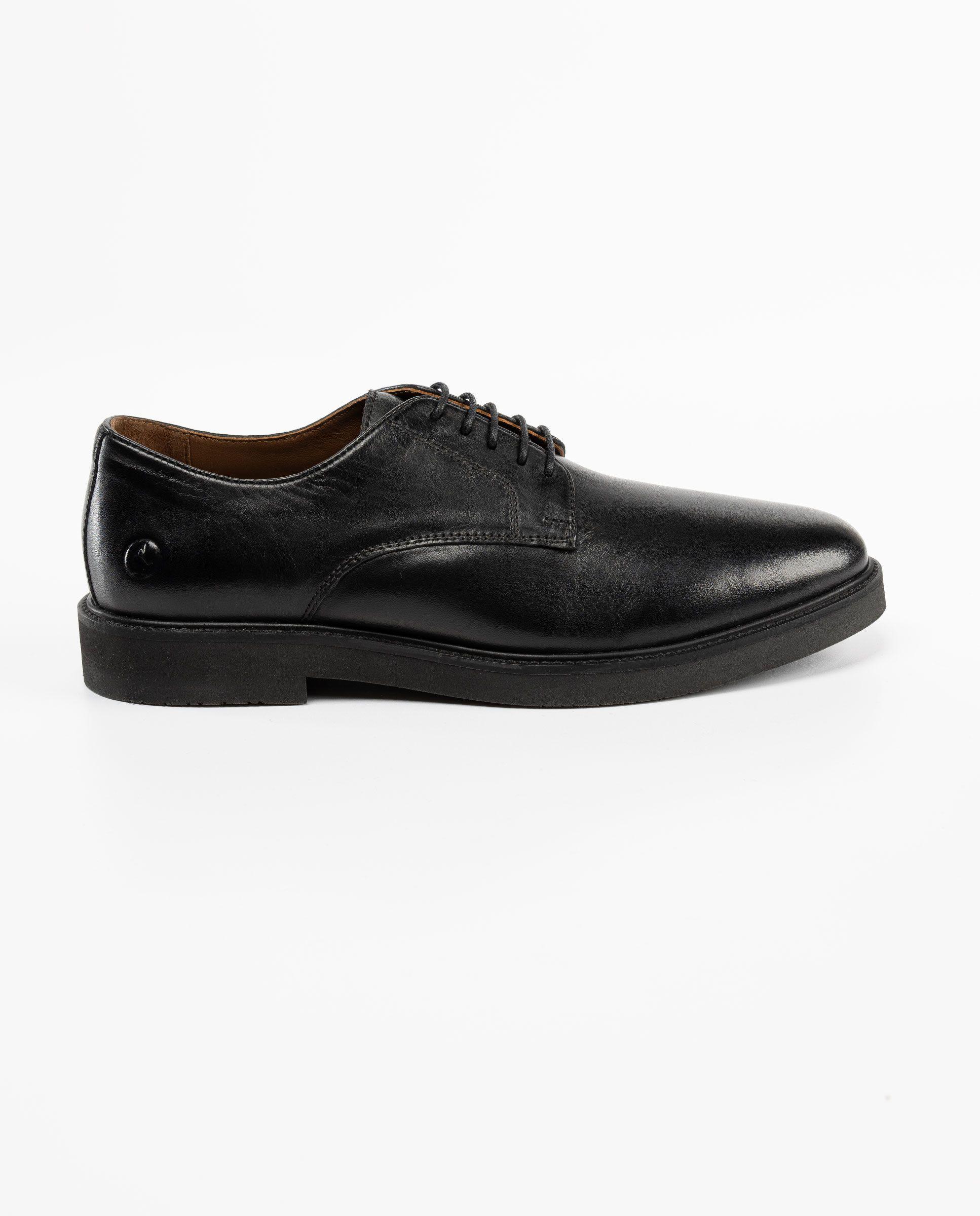 Zapato Piel Cordones Negro HOMBRE OI 25-2