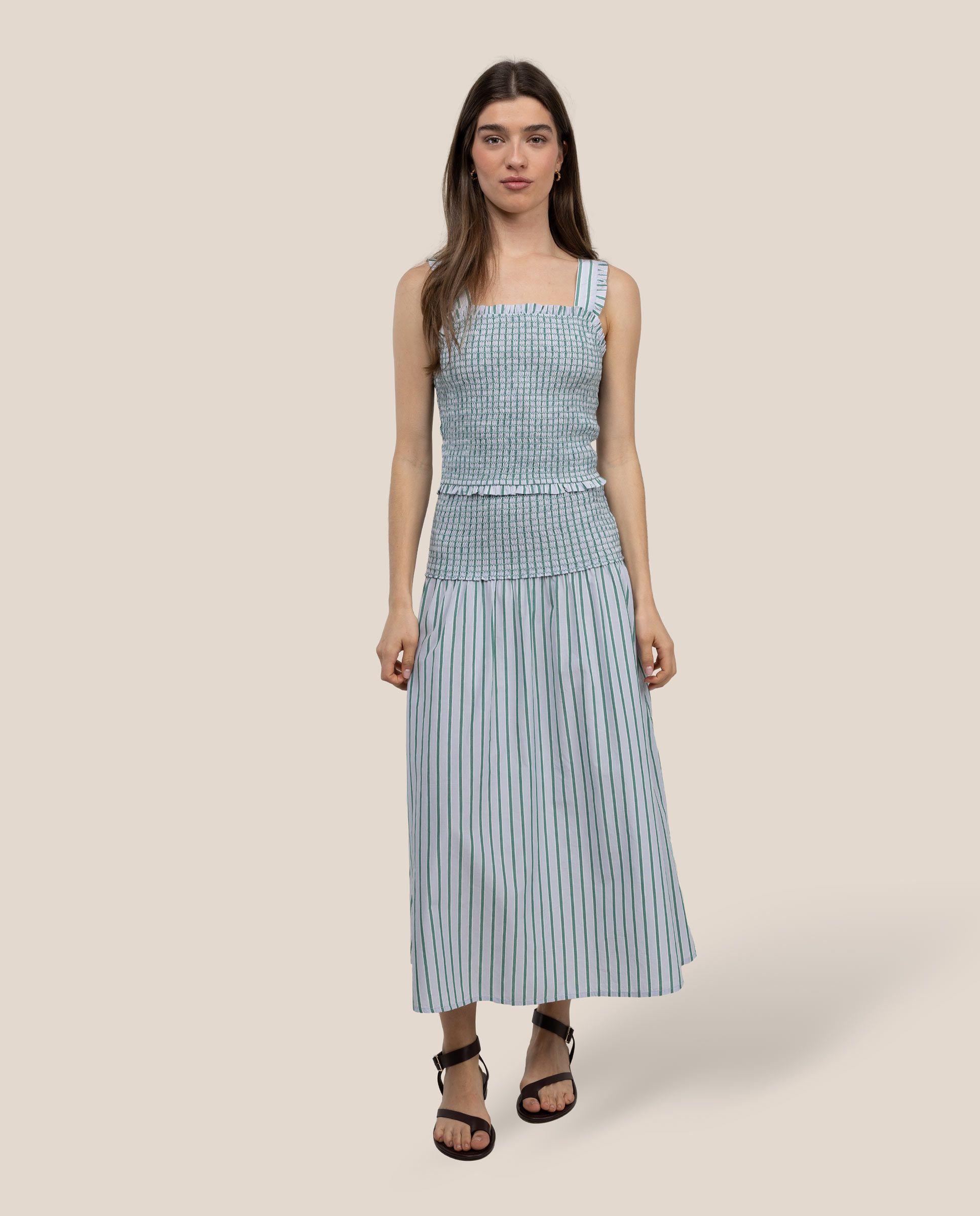 Falda Selena Midi Rayas MUJER PV 26-0