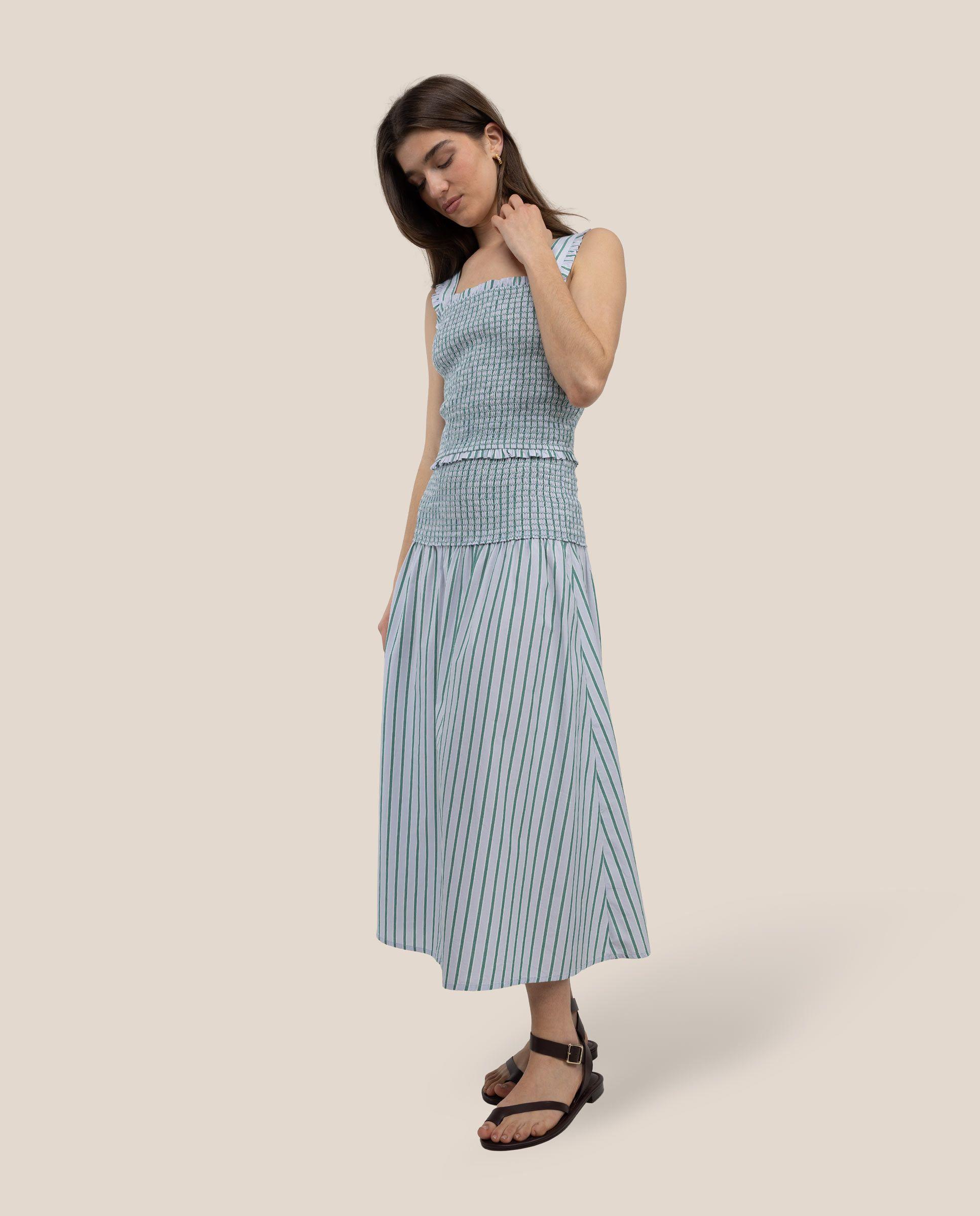 Falda Selena Midi Rayas MUJER PV 26-1
