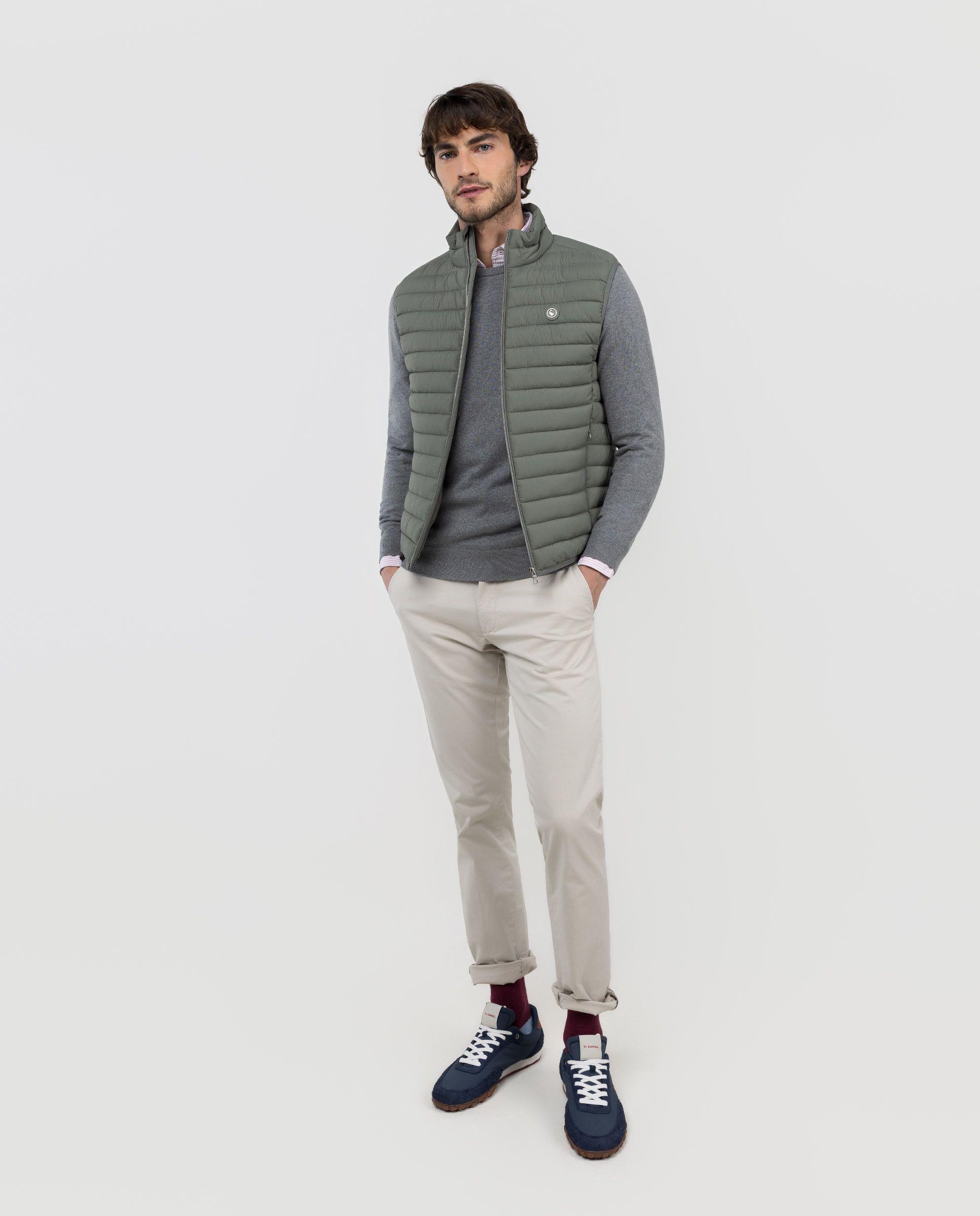Chaleco Básico Acolchado Verde HOMBRE PV 26-1