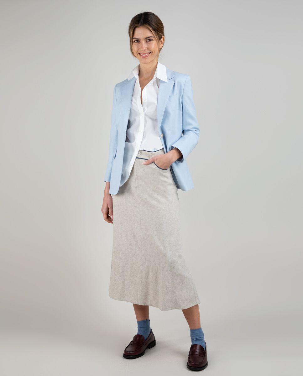 Americana Oxford Azul MUJER PV 25-0