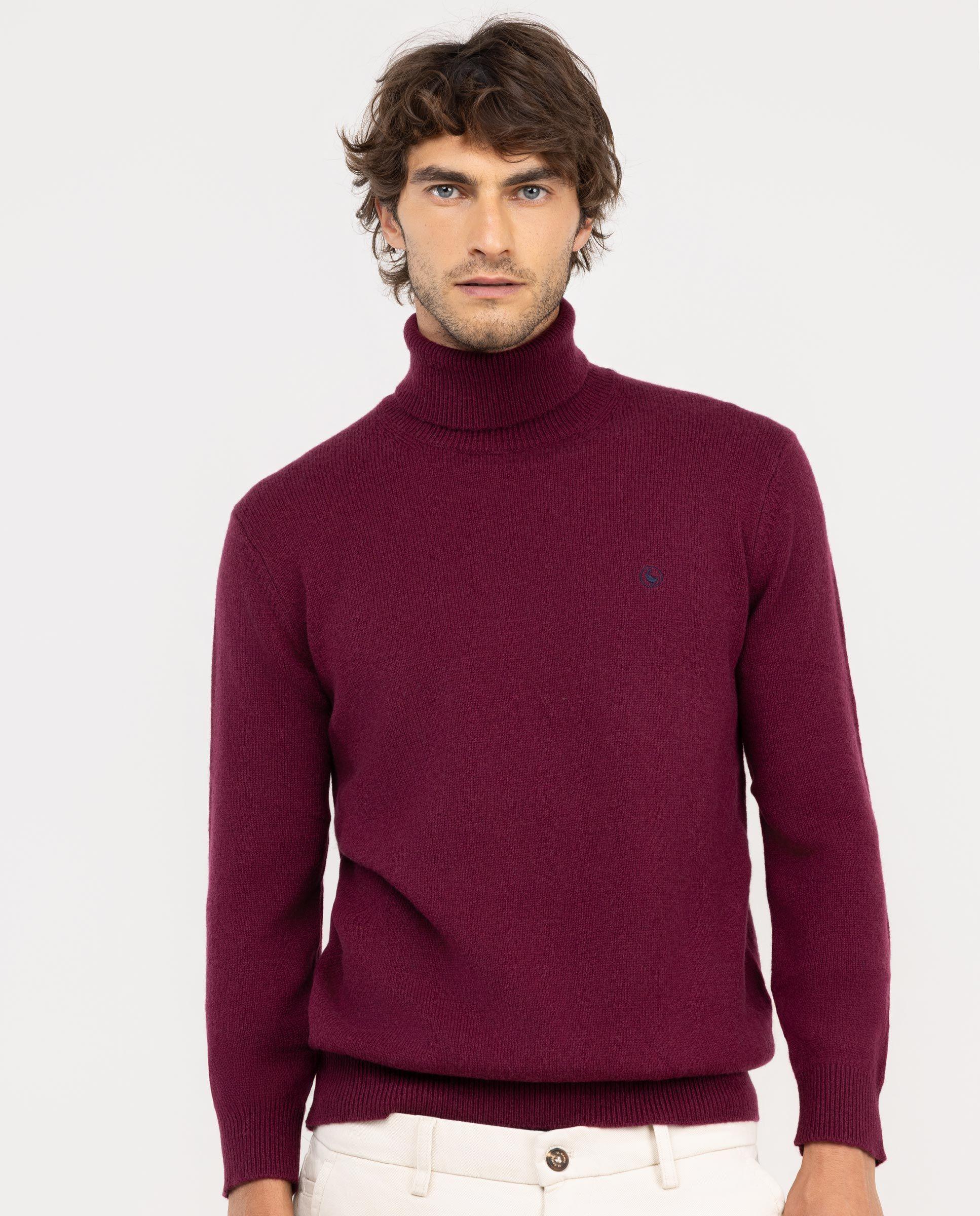 Jersey Cuello Cisne Granate HOMBRE OI 25-0