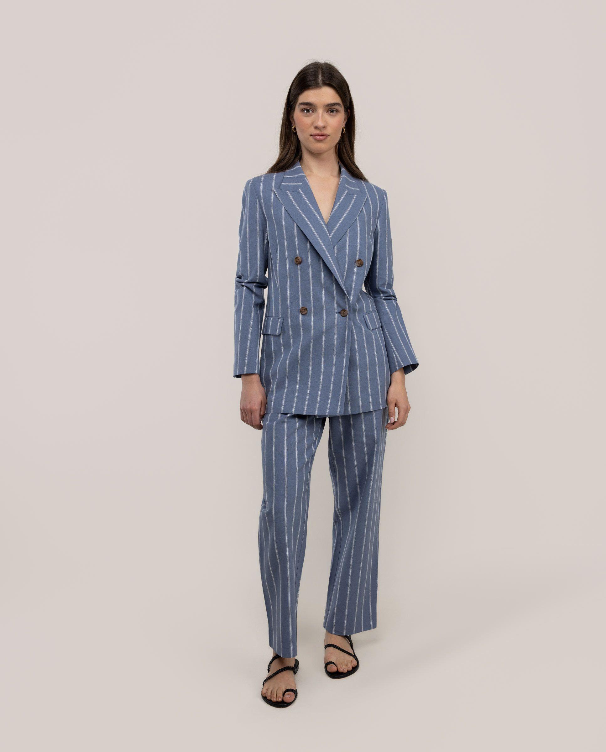 Americana Diana Cruzada Rayas Crudo MUJER PV 26-0