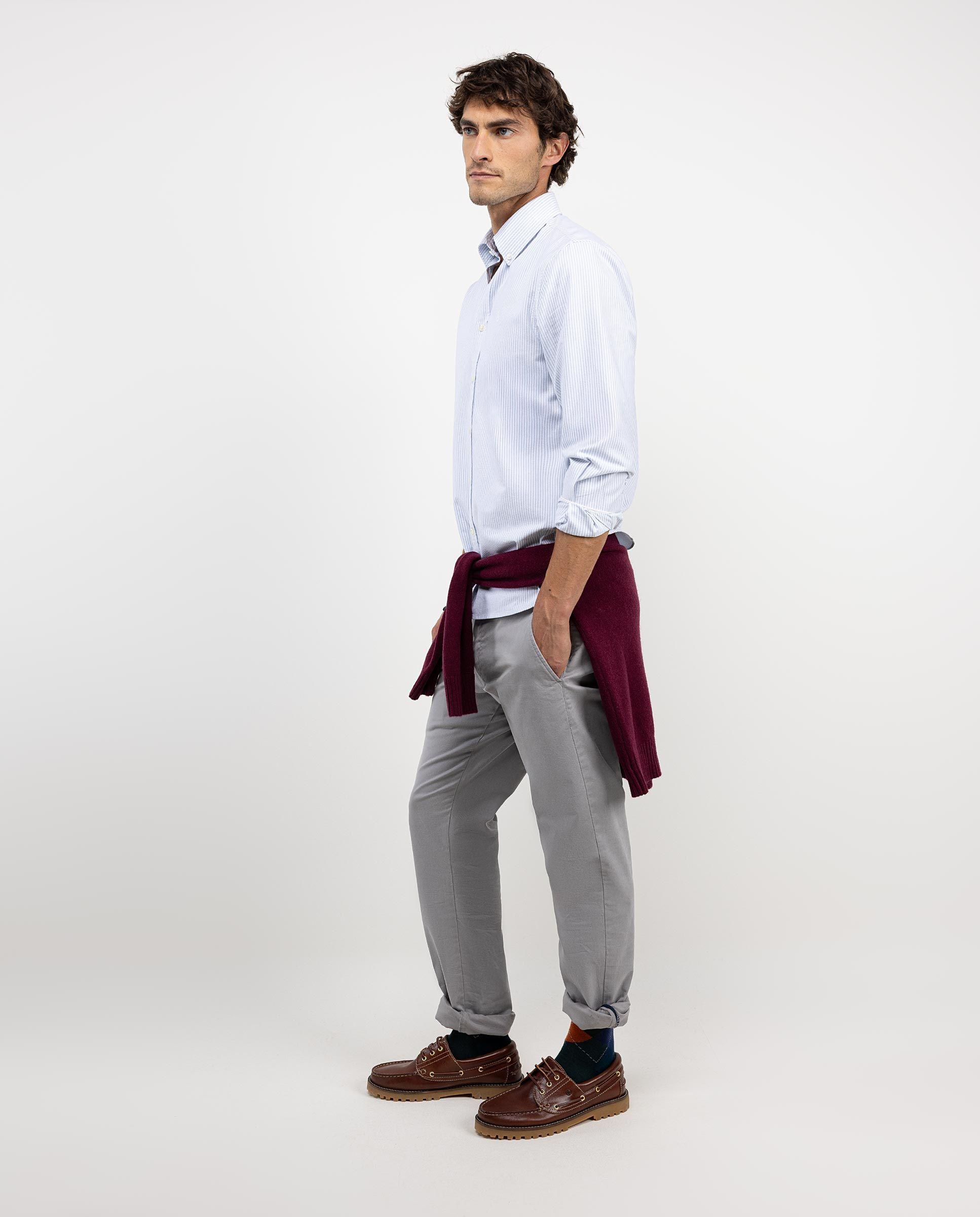 Camisa Oxford Yale Verde HOMBRE OI 25-2