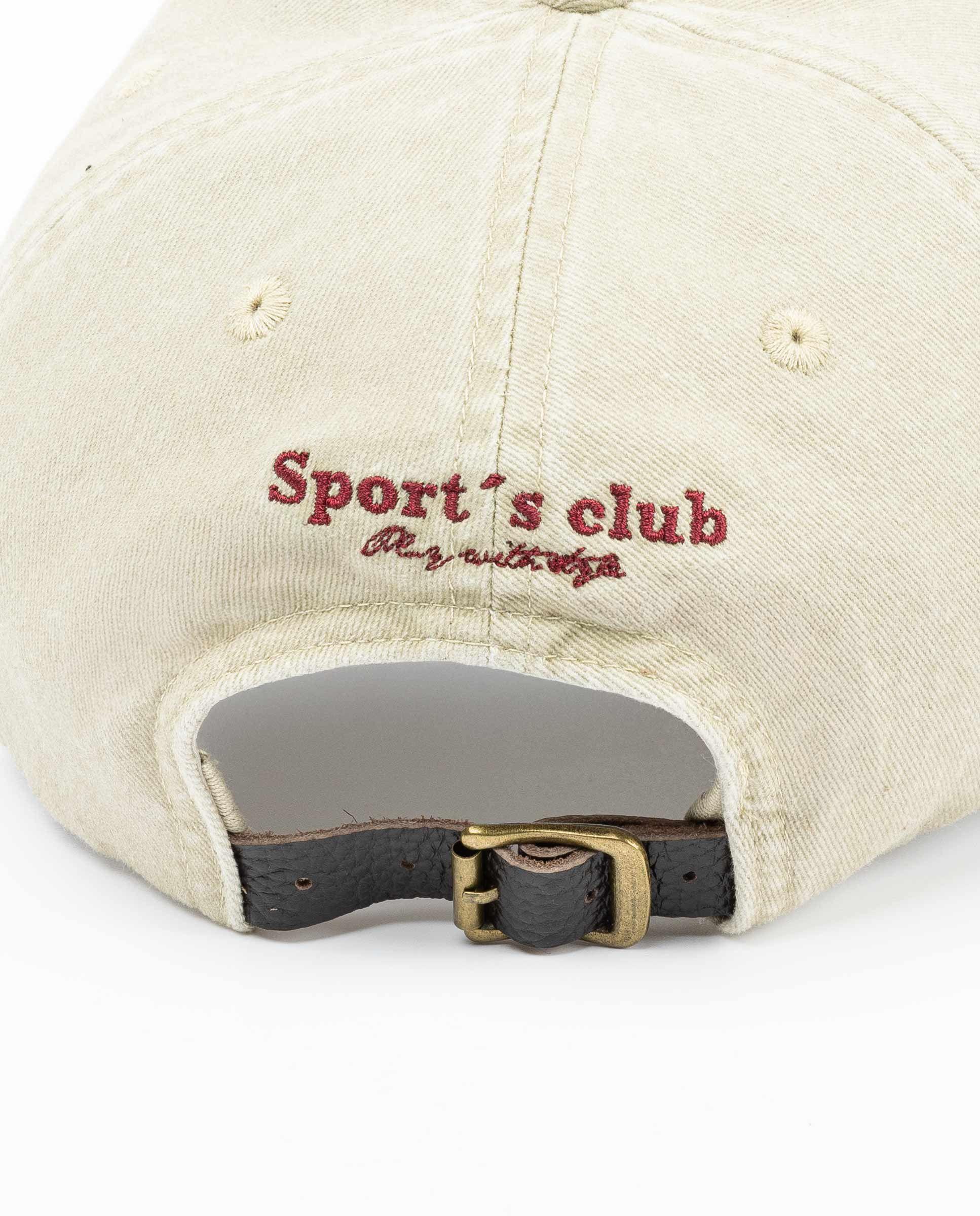 Gorra Universitaria Algodón Lavado Crudo  OI 25-2