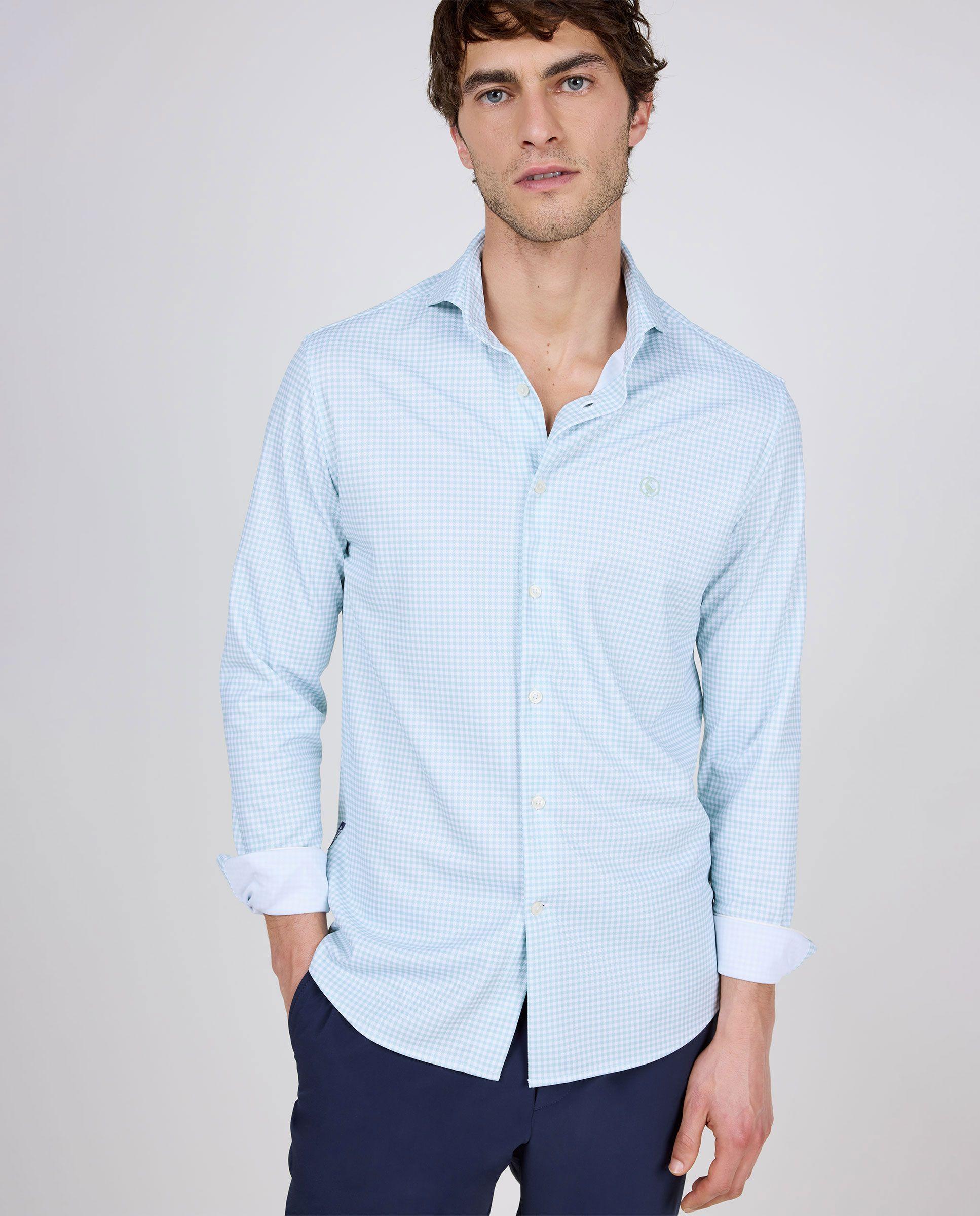 Camisa Sepiia Cuadro Vichy Verde HOMBRE PV 26-1