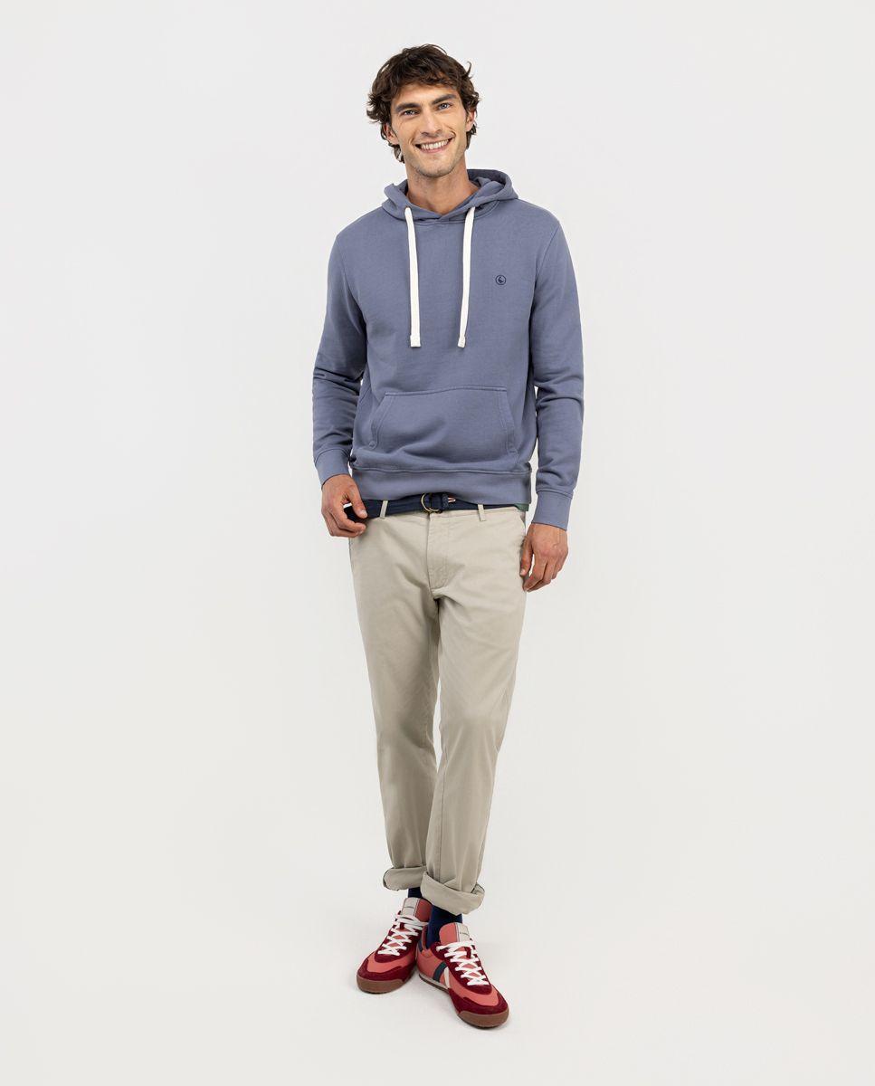 Sudadera Capucha Petróleo HOMBRE OI 25-1