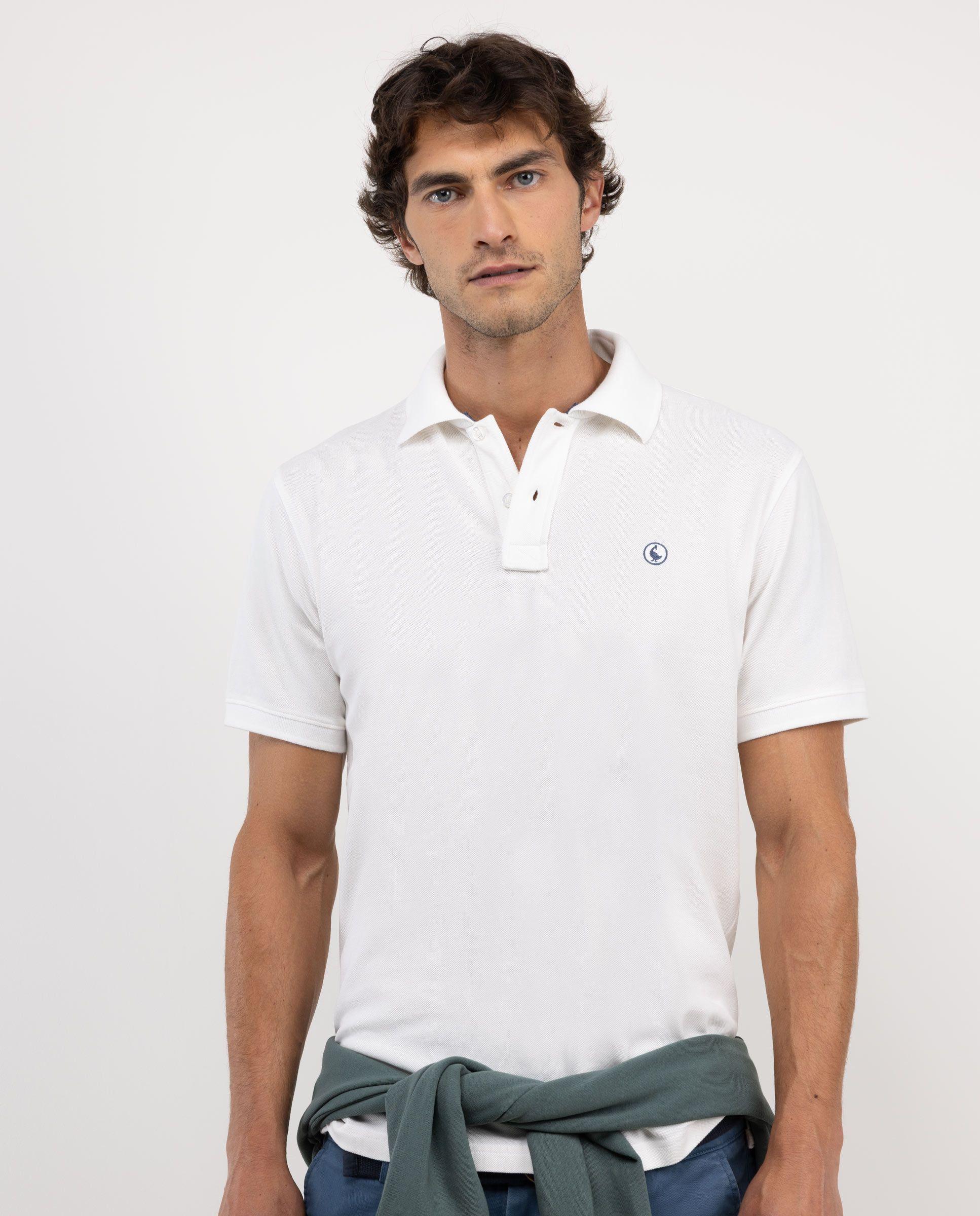 Polo Manga Corta Blanco HOMBRE OI 25-2
