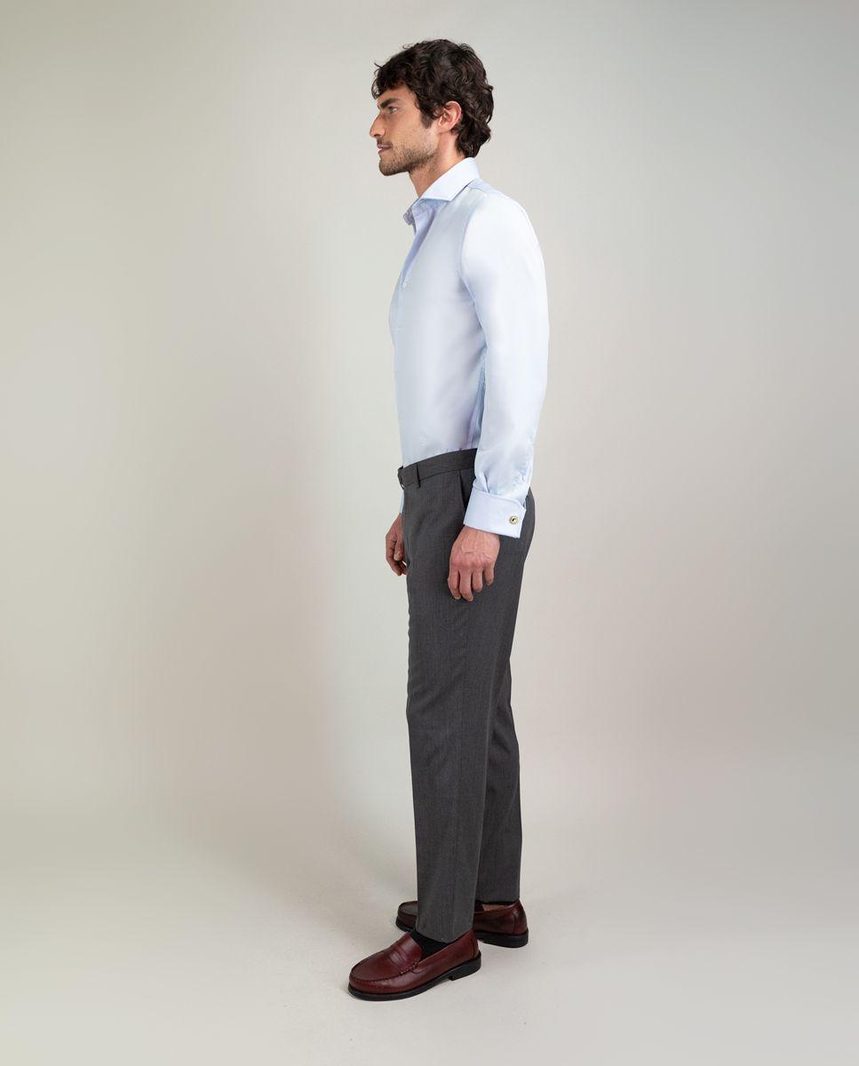 Camisa Twill Celeste Gemelos HOMBRE PV 25-2