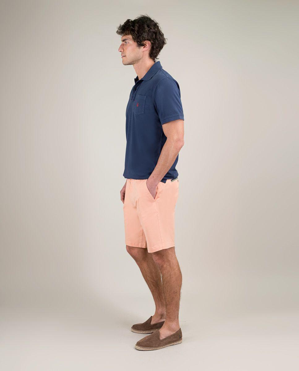 Polo Single Jersey Garment Dyed Marino HOMBRE PV 25-2