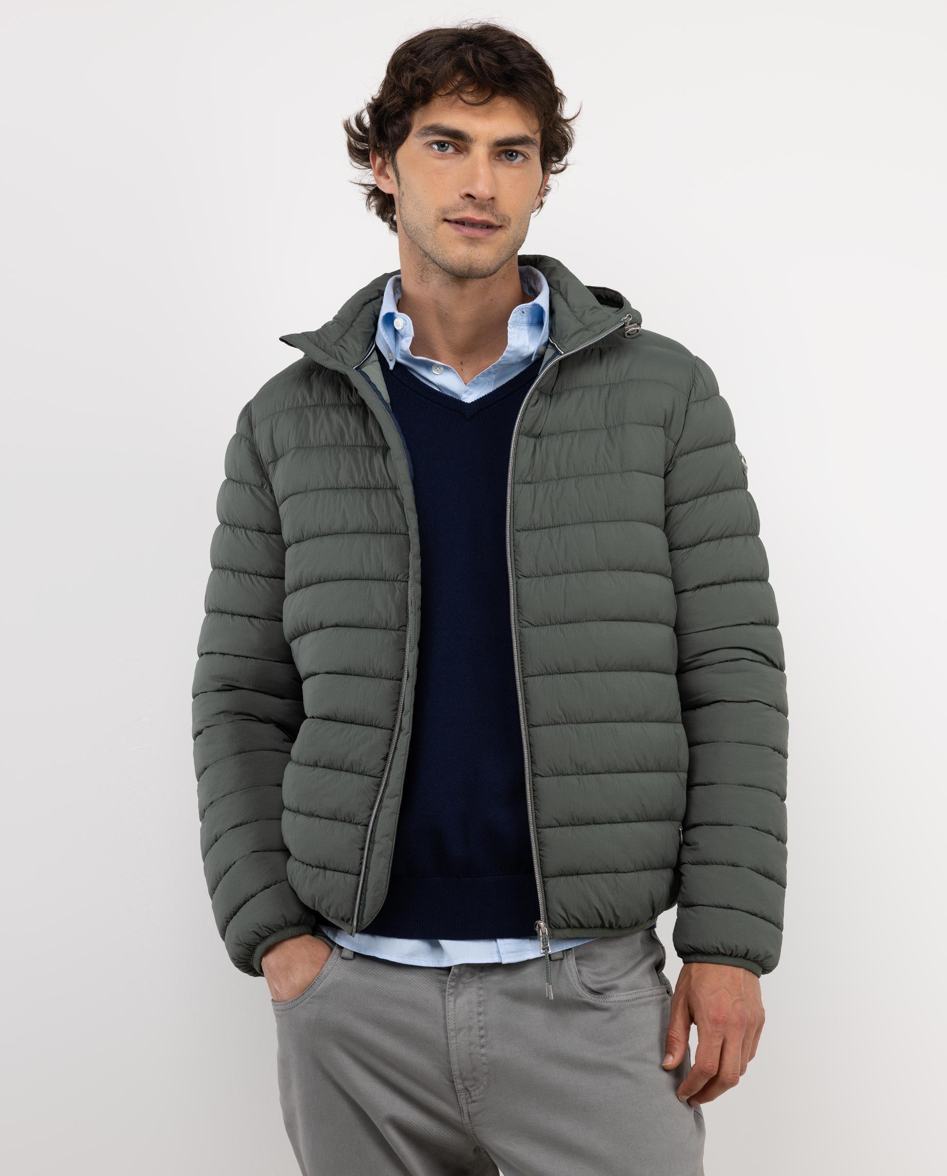 Chaqueta Acolchada Básica Verde HOMBRE OI 25-1