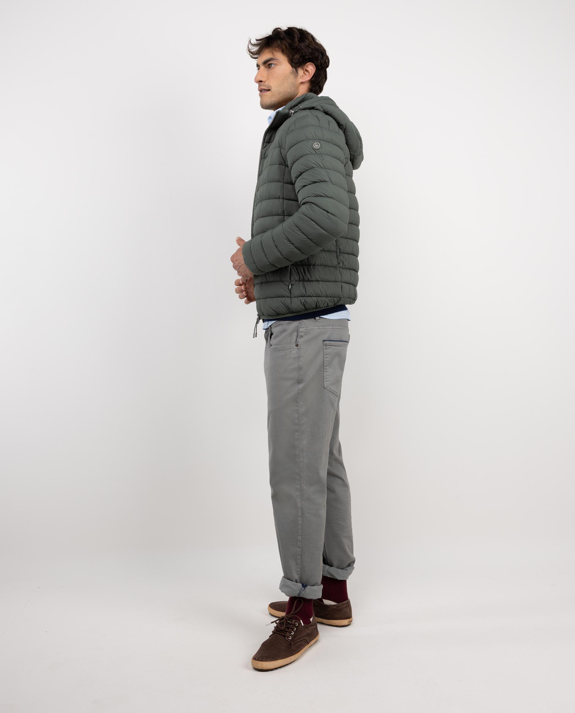 Chaqueta Acolchada Básica Verde HOMBRE OI 25-2