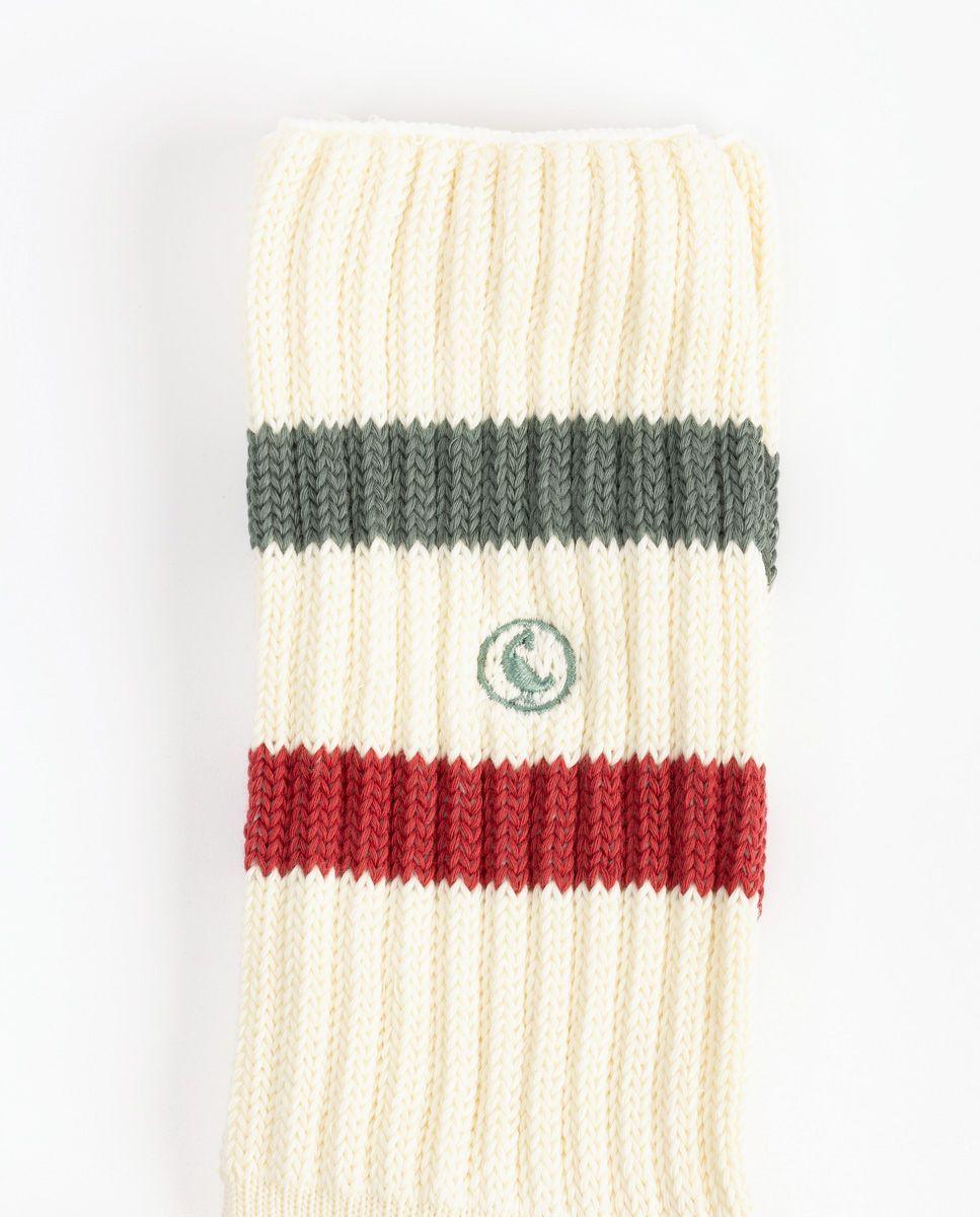 Calcetín Algodón Retro Crudo Kaki UNISEX PV 26-2