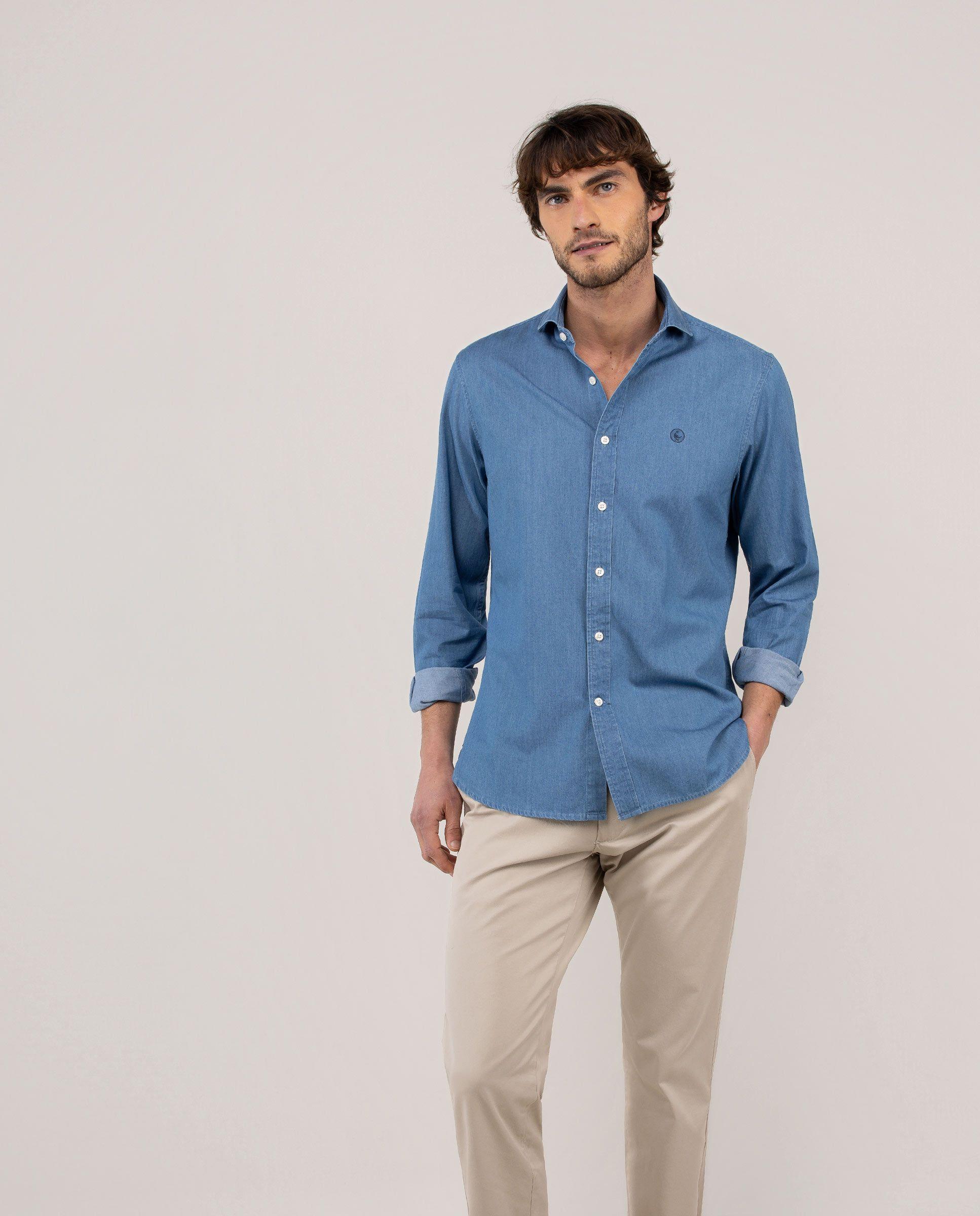 Camisa Denim Marino HOMBRE PV 26-0