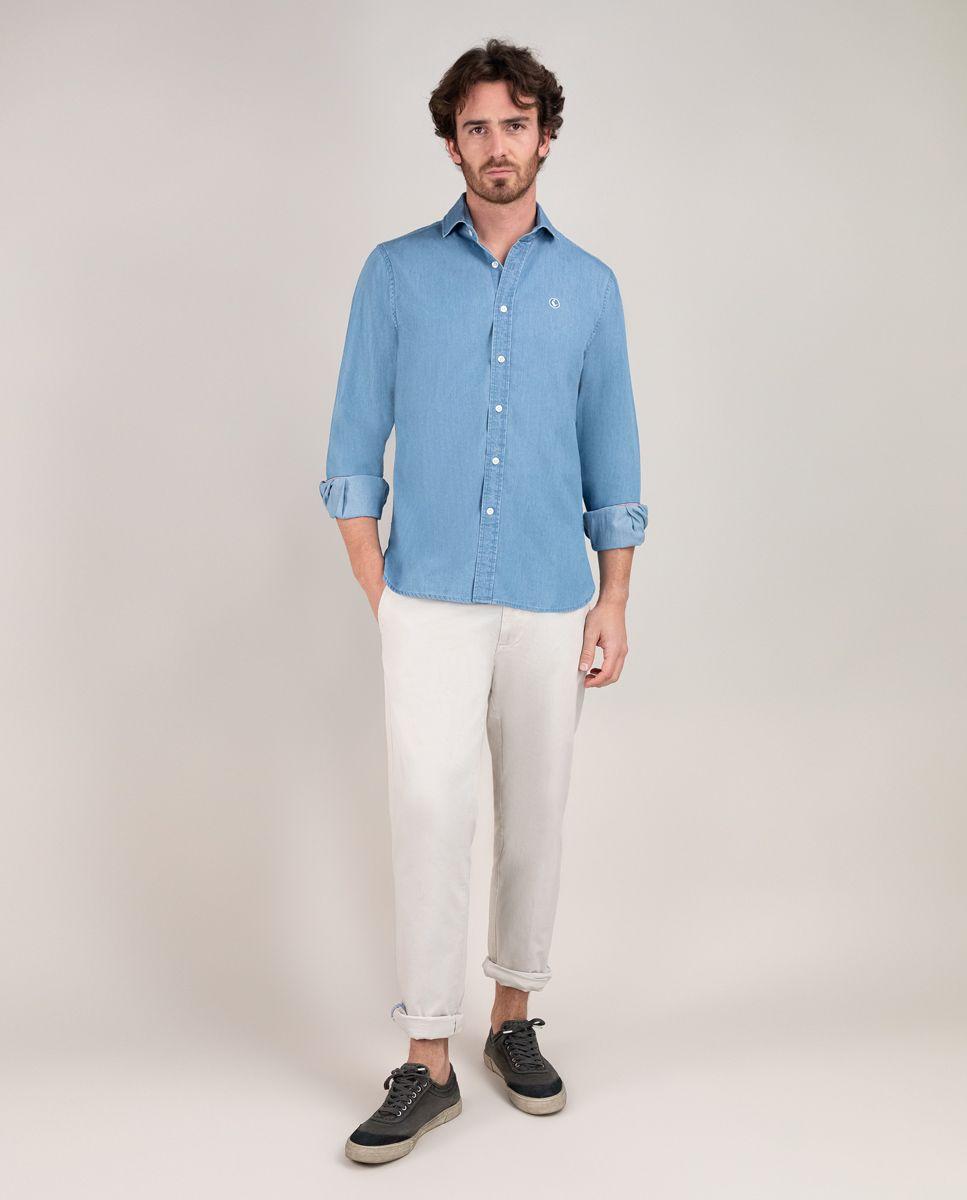 Camisa Denim Índigo HOMBRE PV 25-1