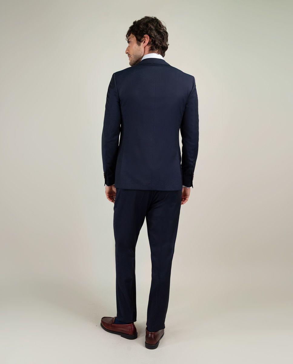 Americana Coordinada Liso Lavable Marino HOMBRE PV 25-2