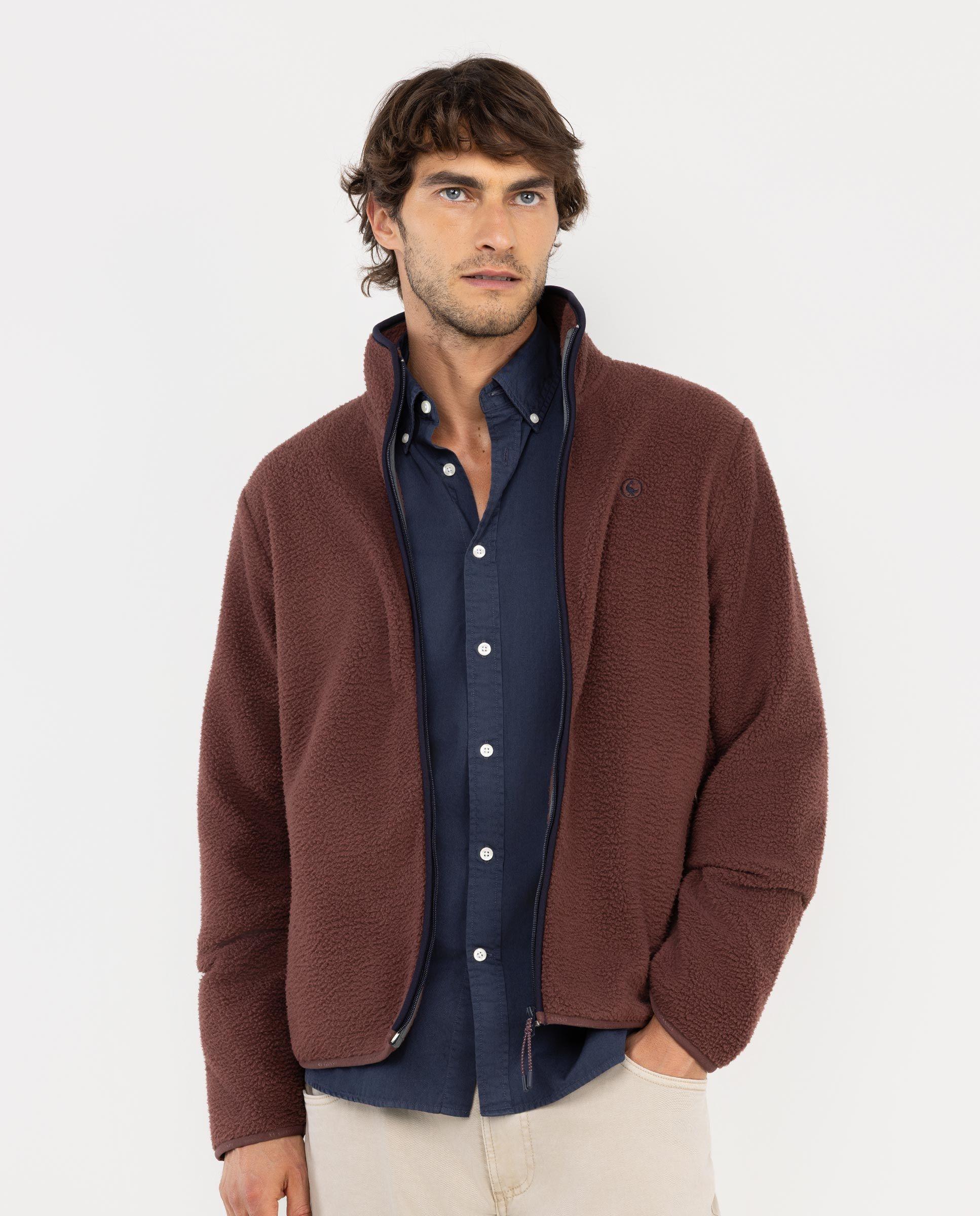 Chaqueta Polar Granate HOMBRE OI 25-1