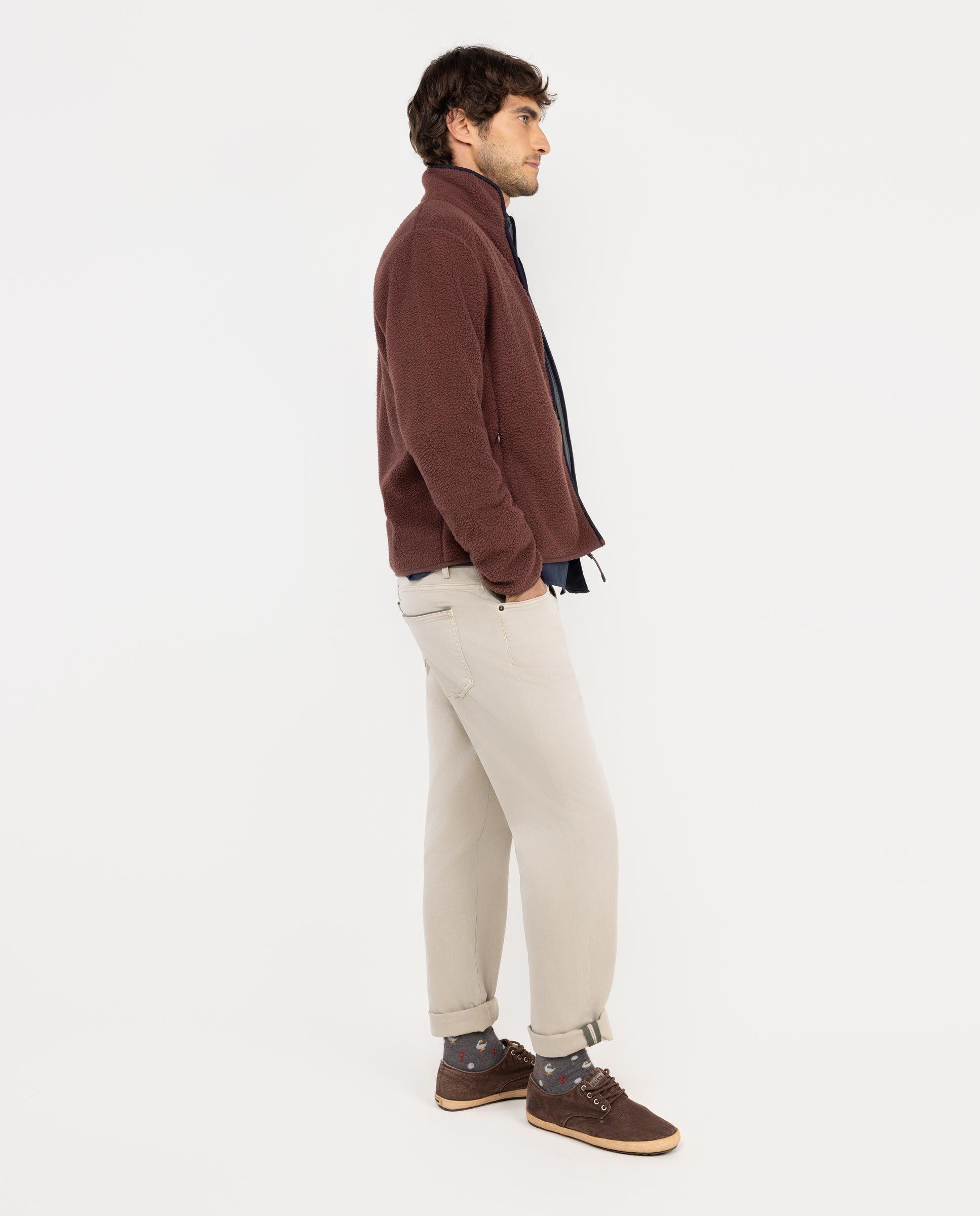Chaqueta Polar Granate HOMBRE OI 25-2