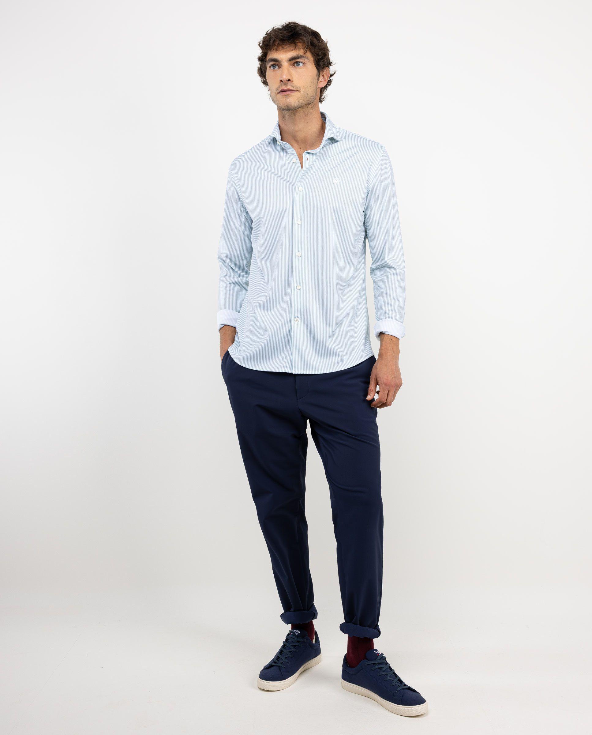 Camisa Sepiia Raya Yale Verde HOMBRE OI 25-0