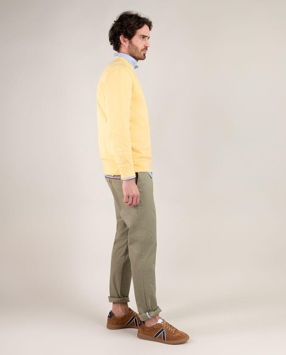 Pantalón Chino Básico Verde HOMBRE PV 25-0