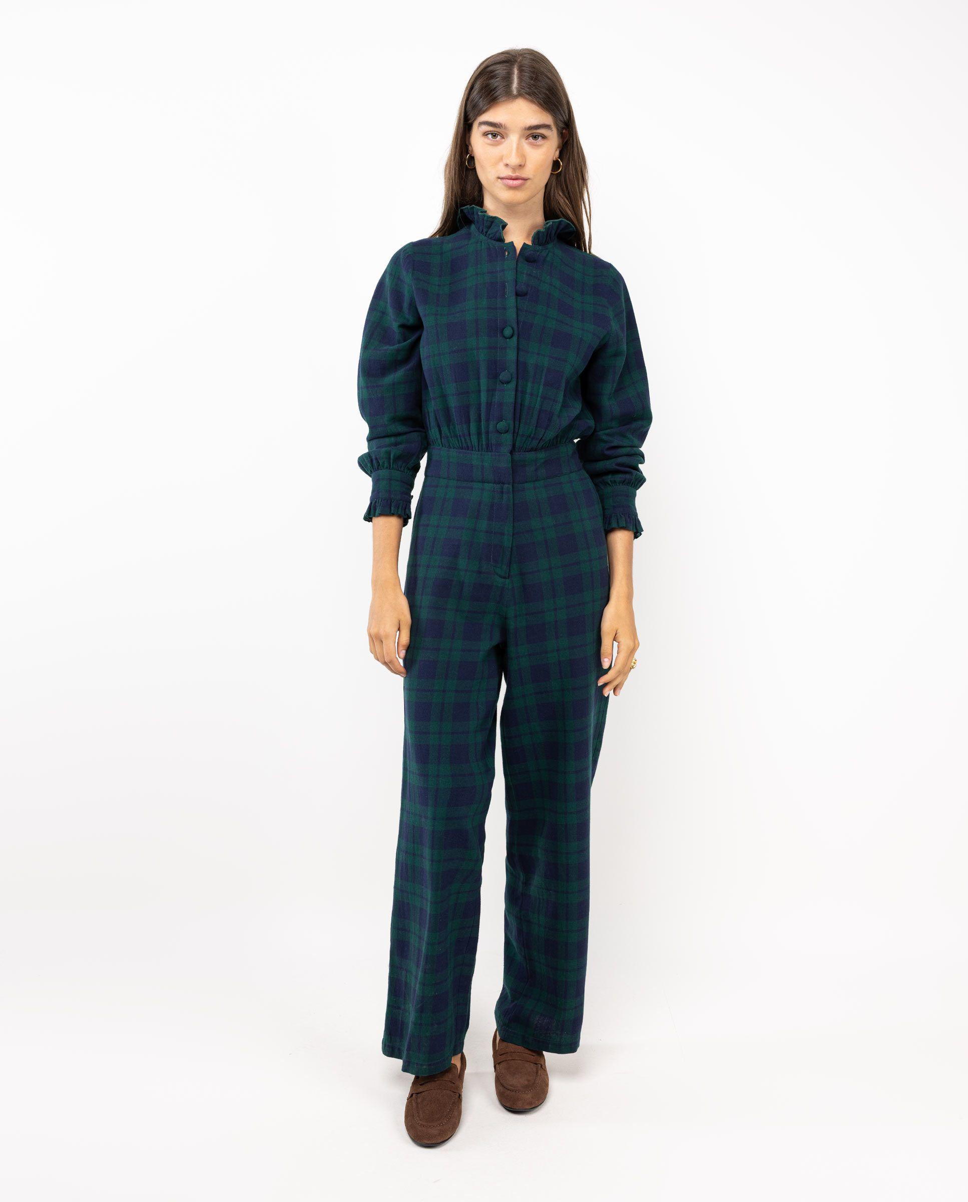 Mono Cuadro Tartán Azul MUJER OI 25-0