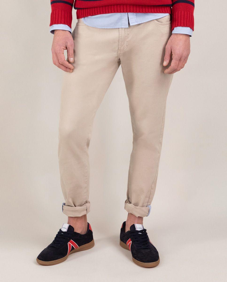 Pantalón 5 Bolsillos Beige HOMBRE PV 25-0