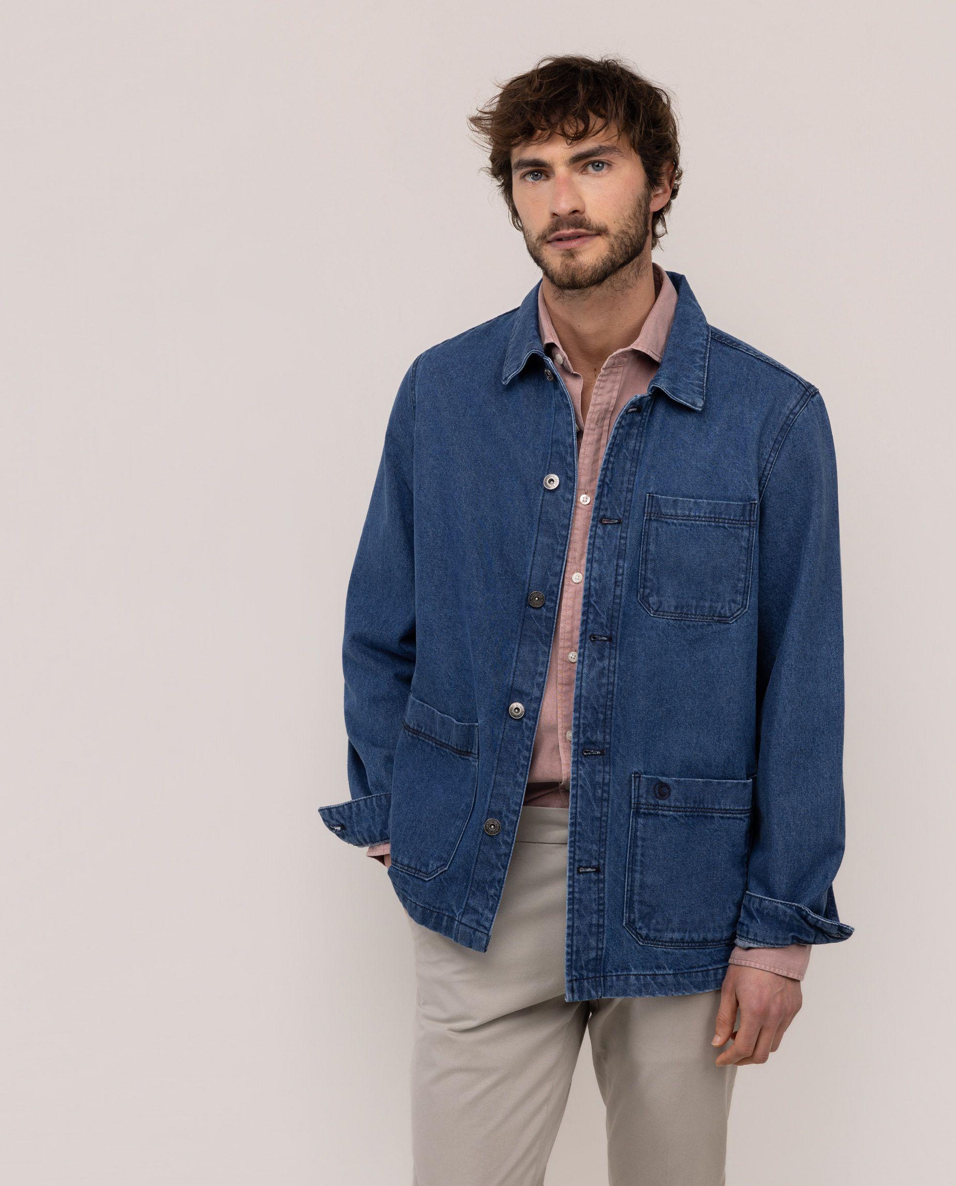 Sobrecamisa Denim Azul Medio HOMBRE PV 26-0