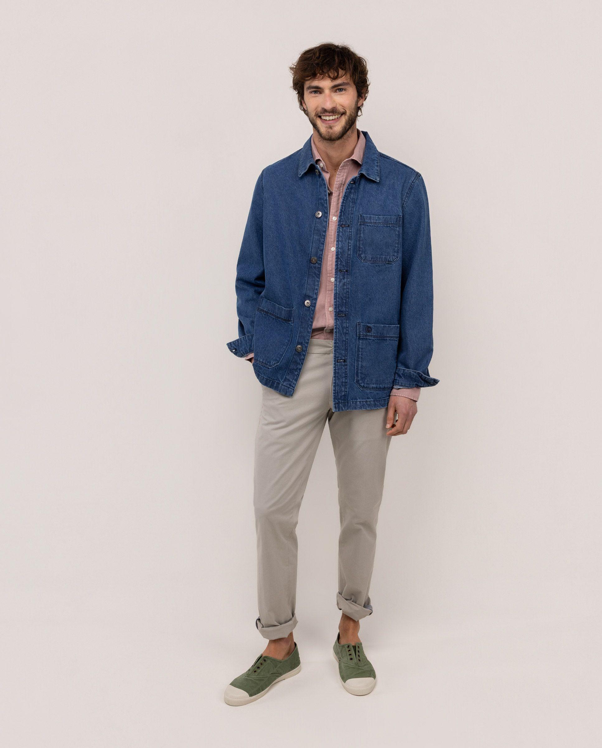 Sobrecamisa Denim Azul Medio HOMBRE PV 26-1