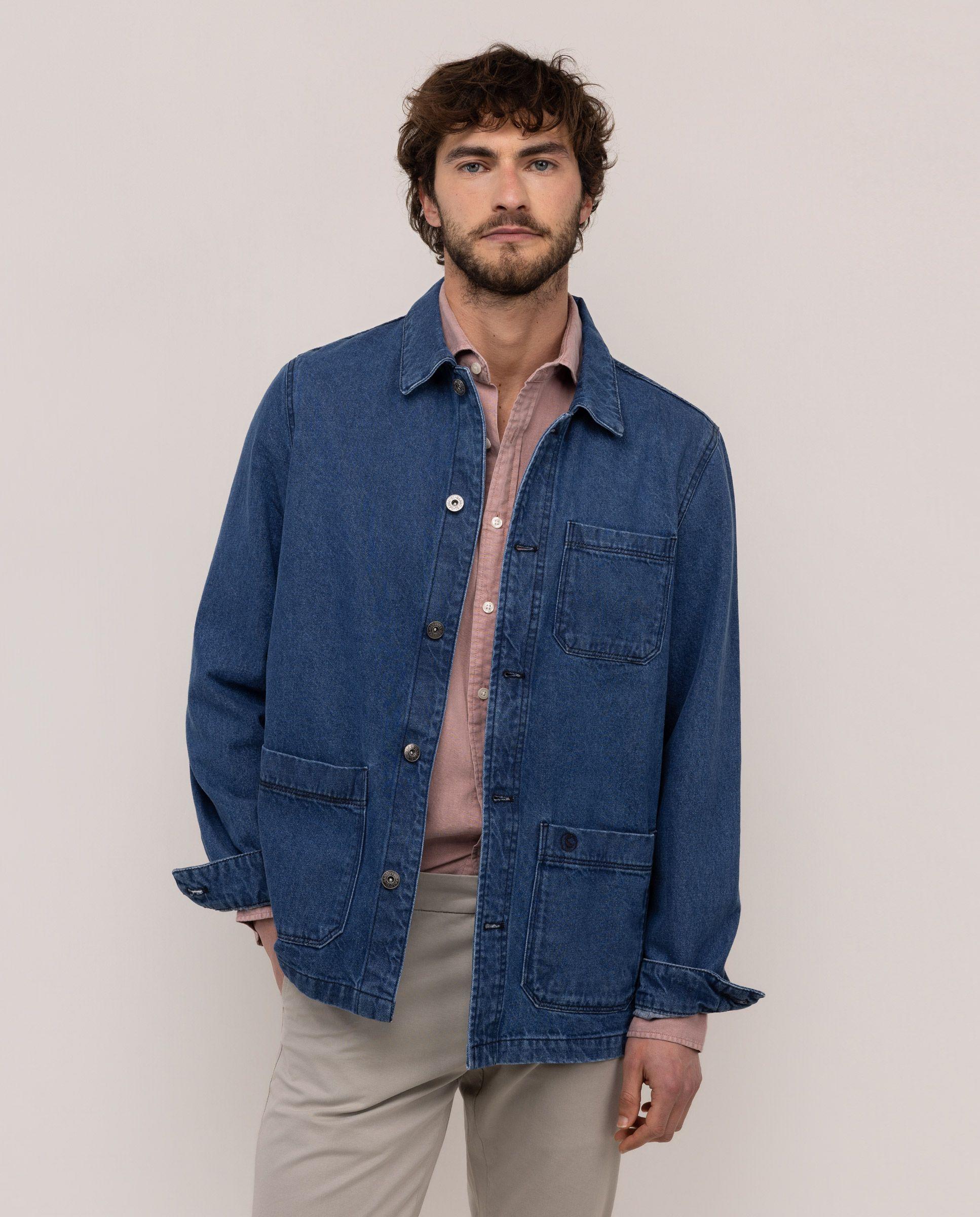 Sobrecamisa Denim Azul Medio HOMBRE PV 26-2